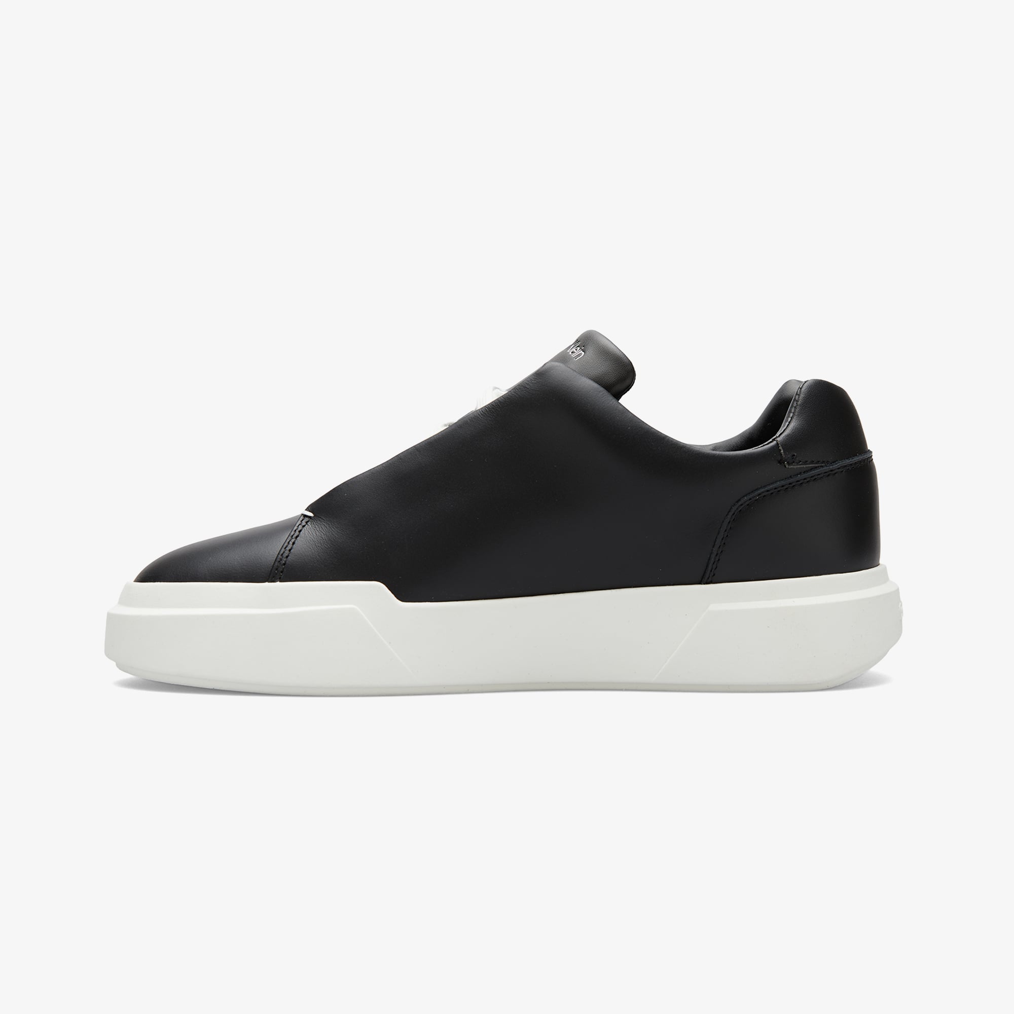 Calvin Klein Chunky Cupsole Hide Lace Up  Erkek Siyah Sneaker