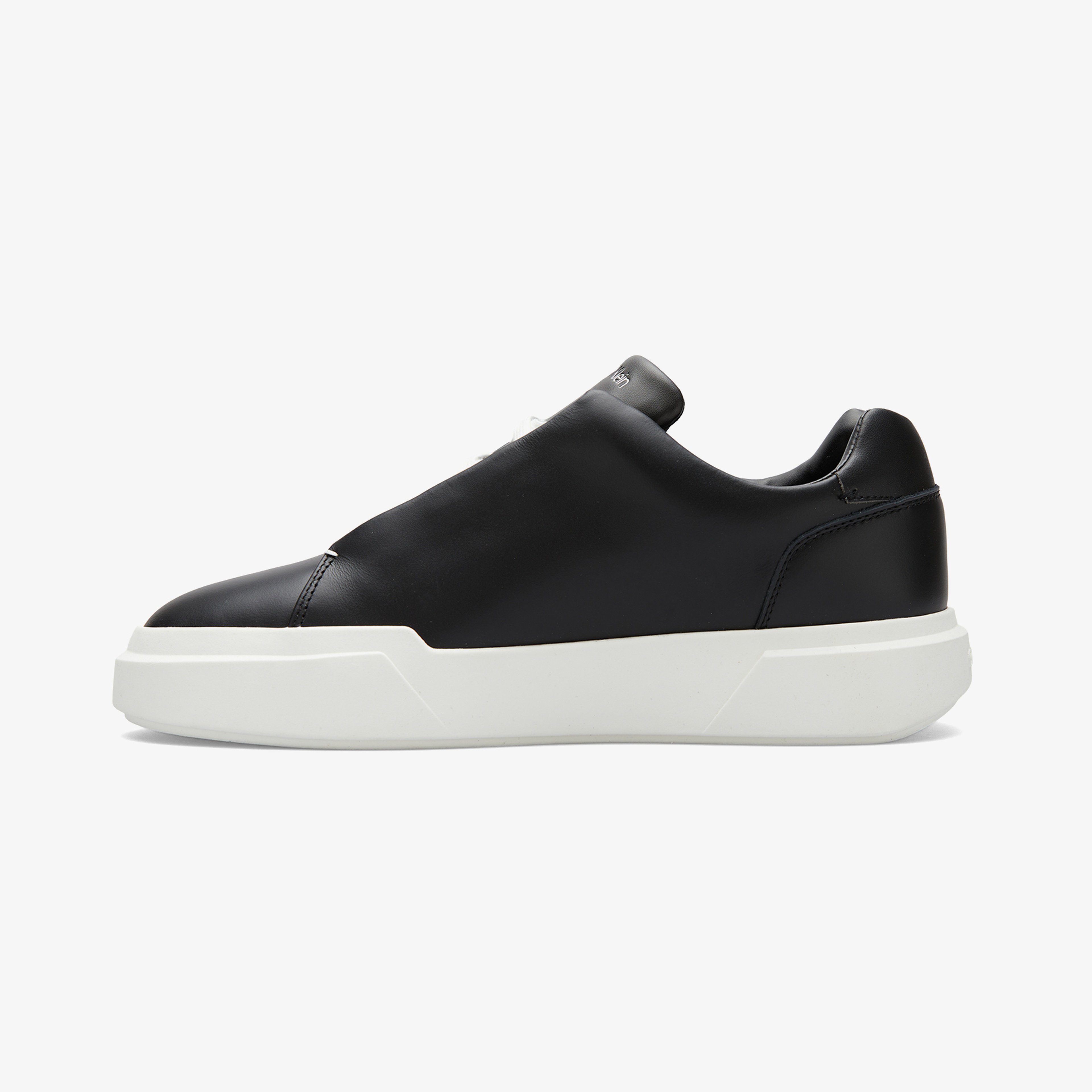 Calvin Klein Chunky Cupsole Hide Lace Up  Erkek Siyah Sneaker