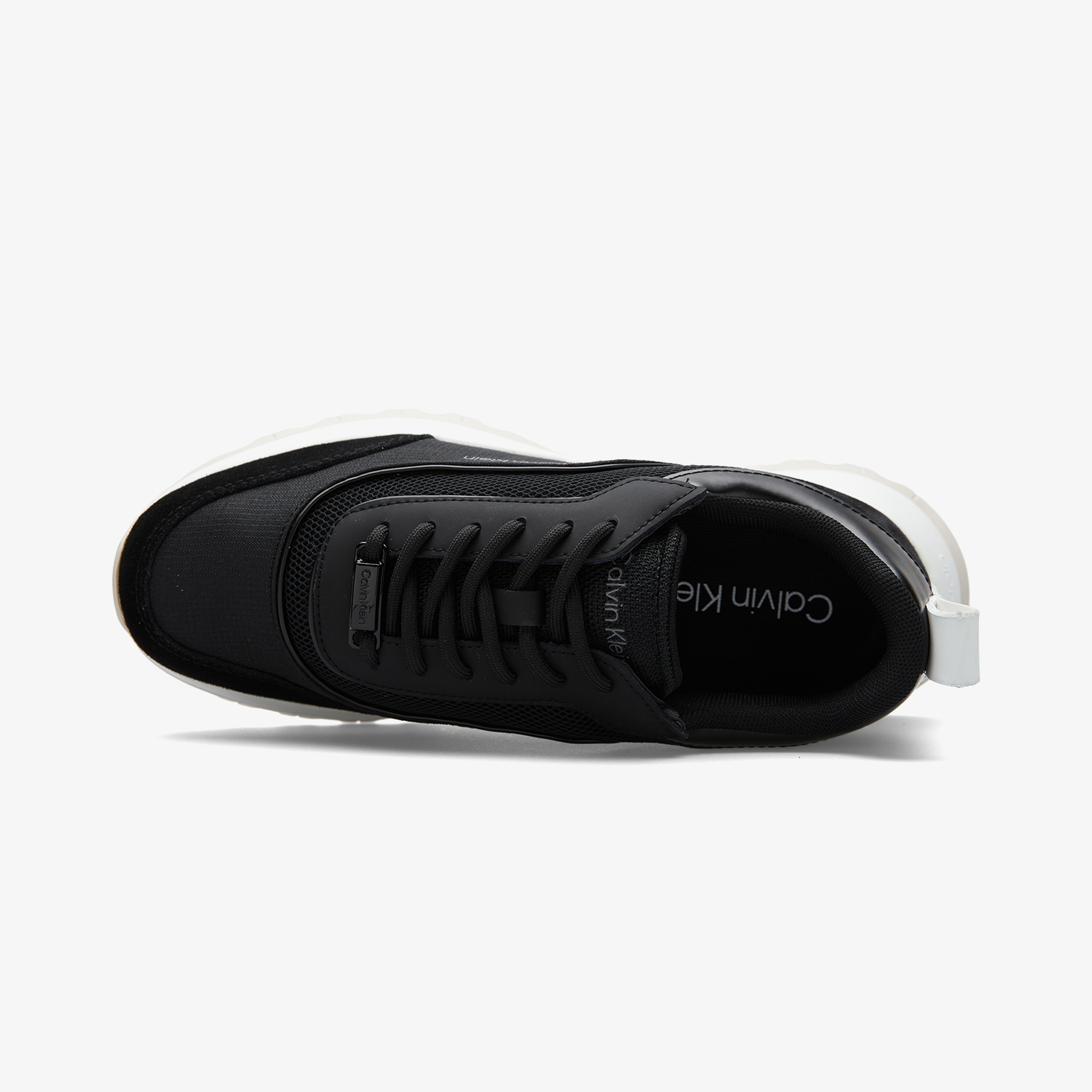 Calvin Klein Runner Lace Up Mesh Kadın Siyah Sneaker