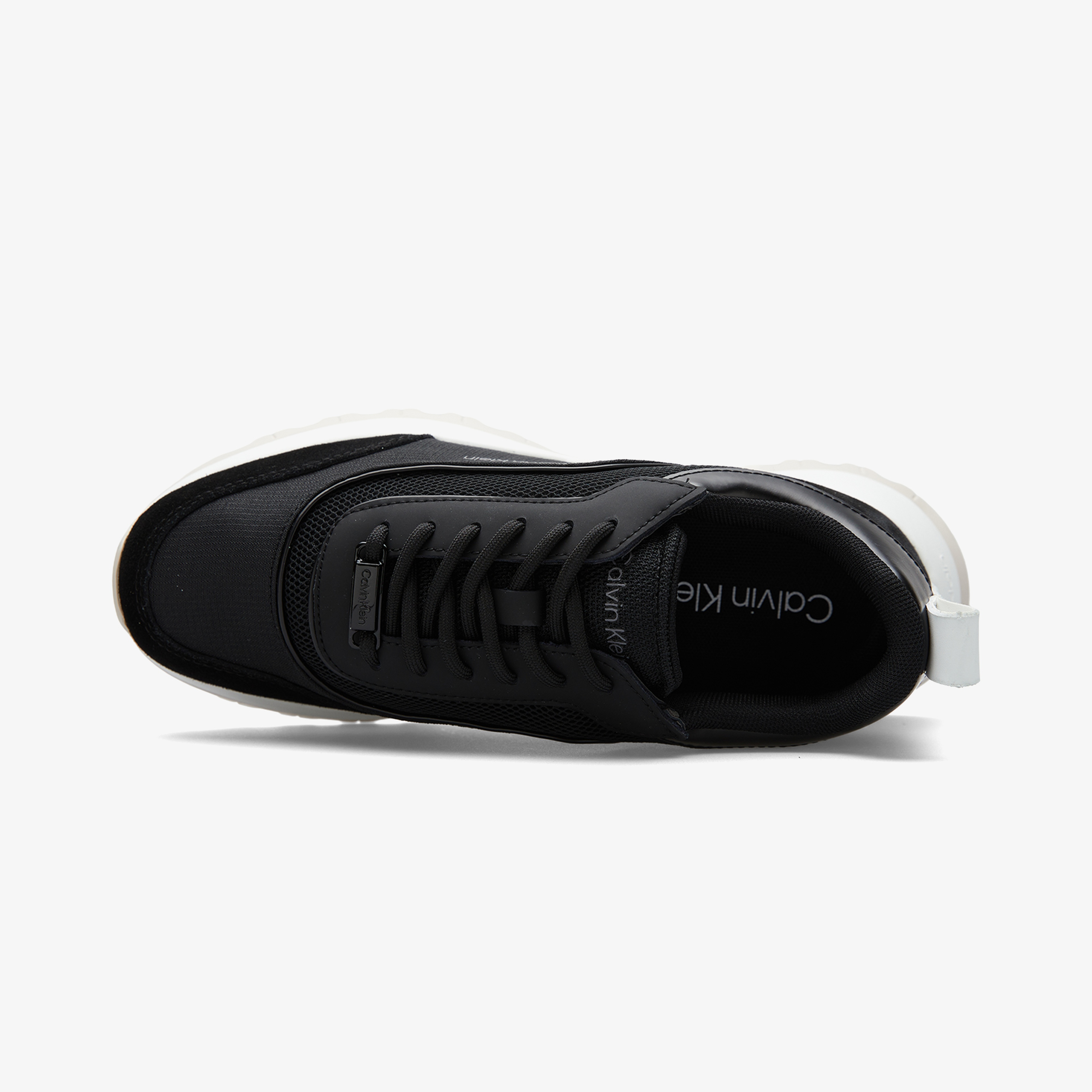 Calvin Klein Runner Lace Up Mesh Kadın Siyah Sneaker