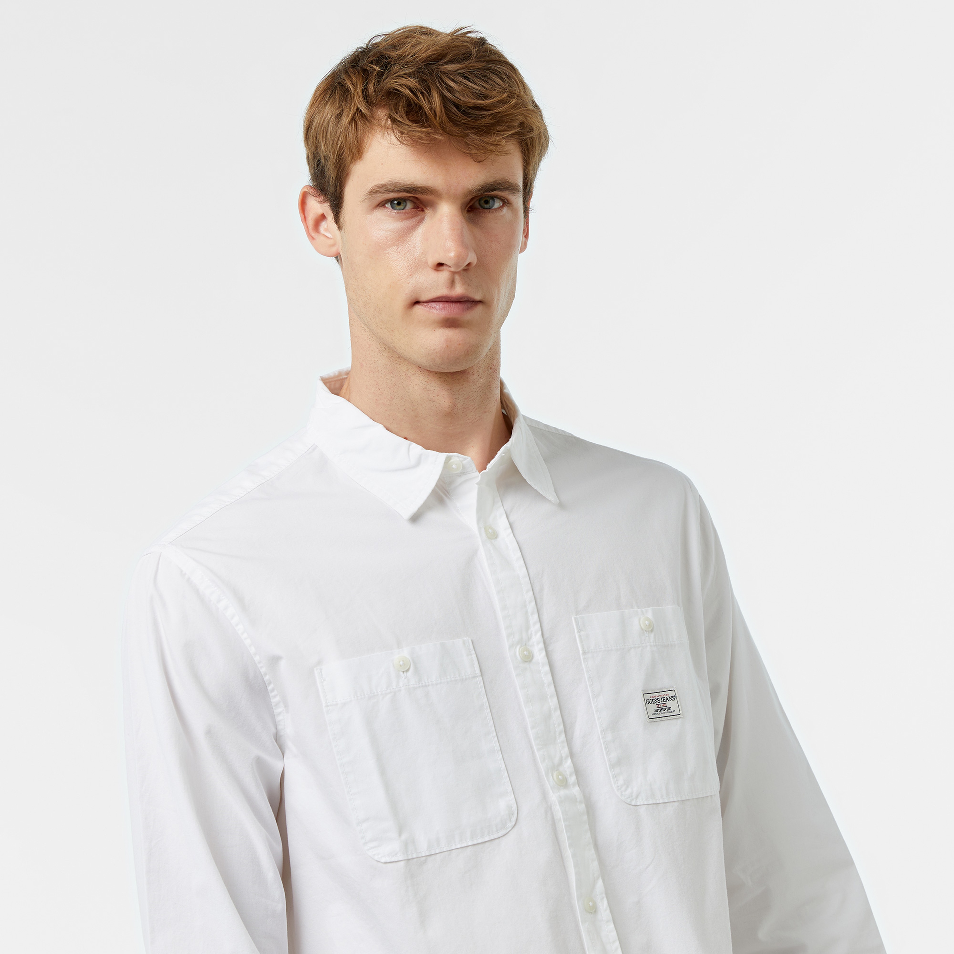 Guess Erkek Beyaz Gömlek