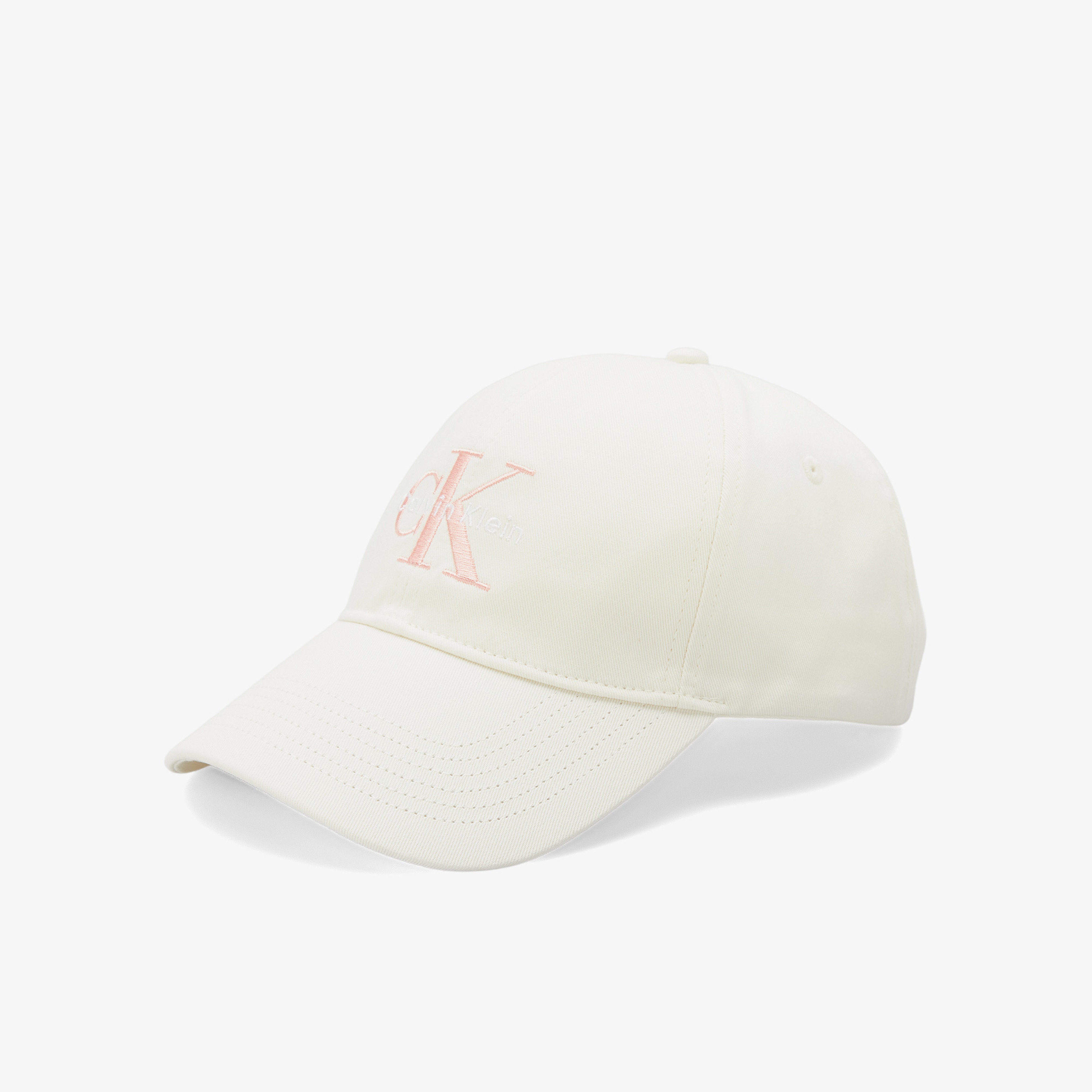Calvin Klein Monologo Embroidery Baseball Kadın Bej Şapka