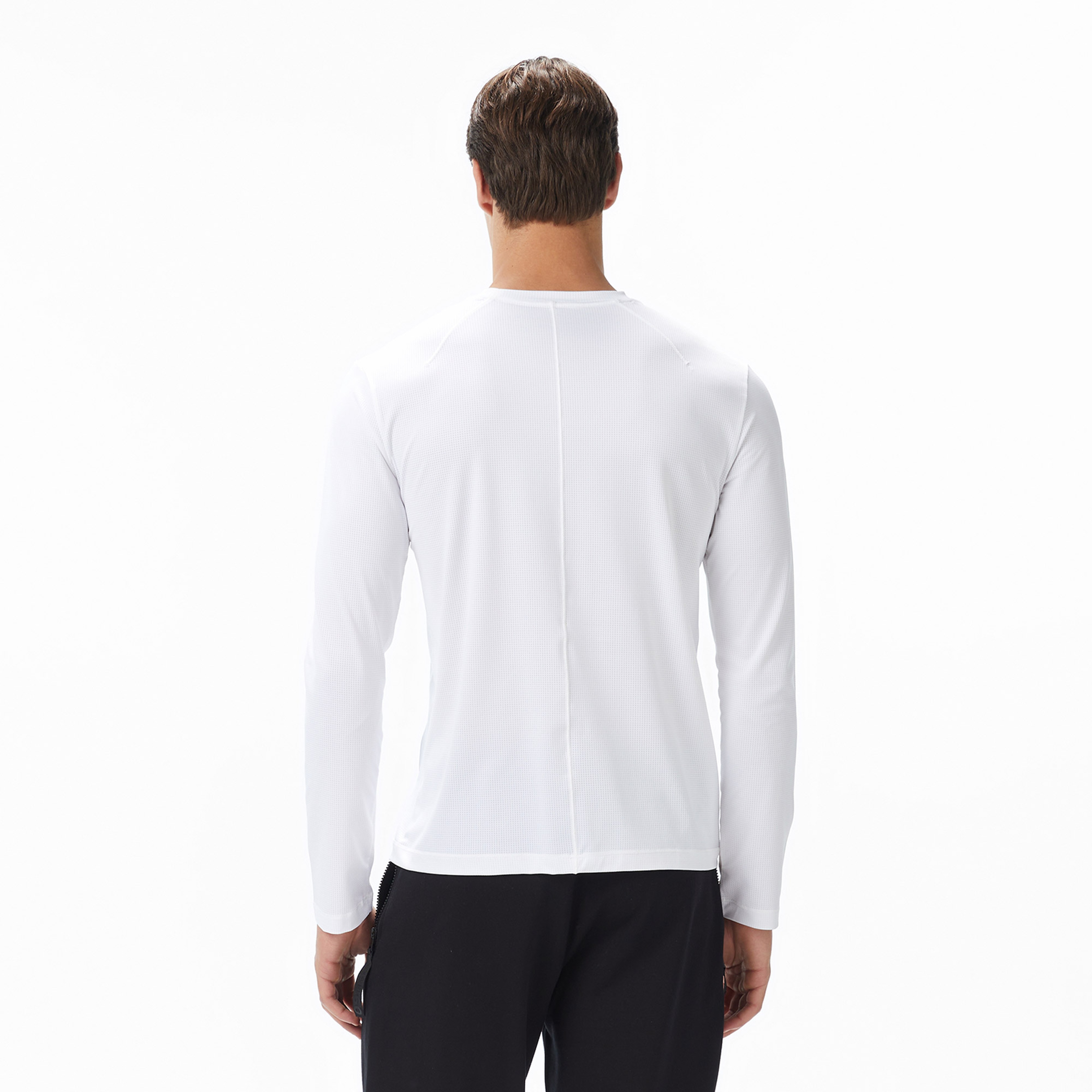 Calvin Klein Erkek Uzun Kollu Beyaz T-Shirt