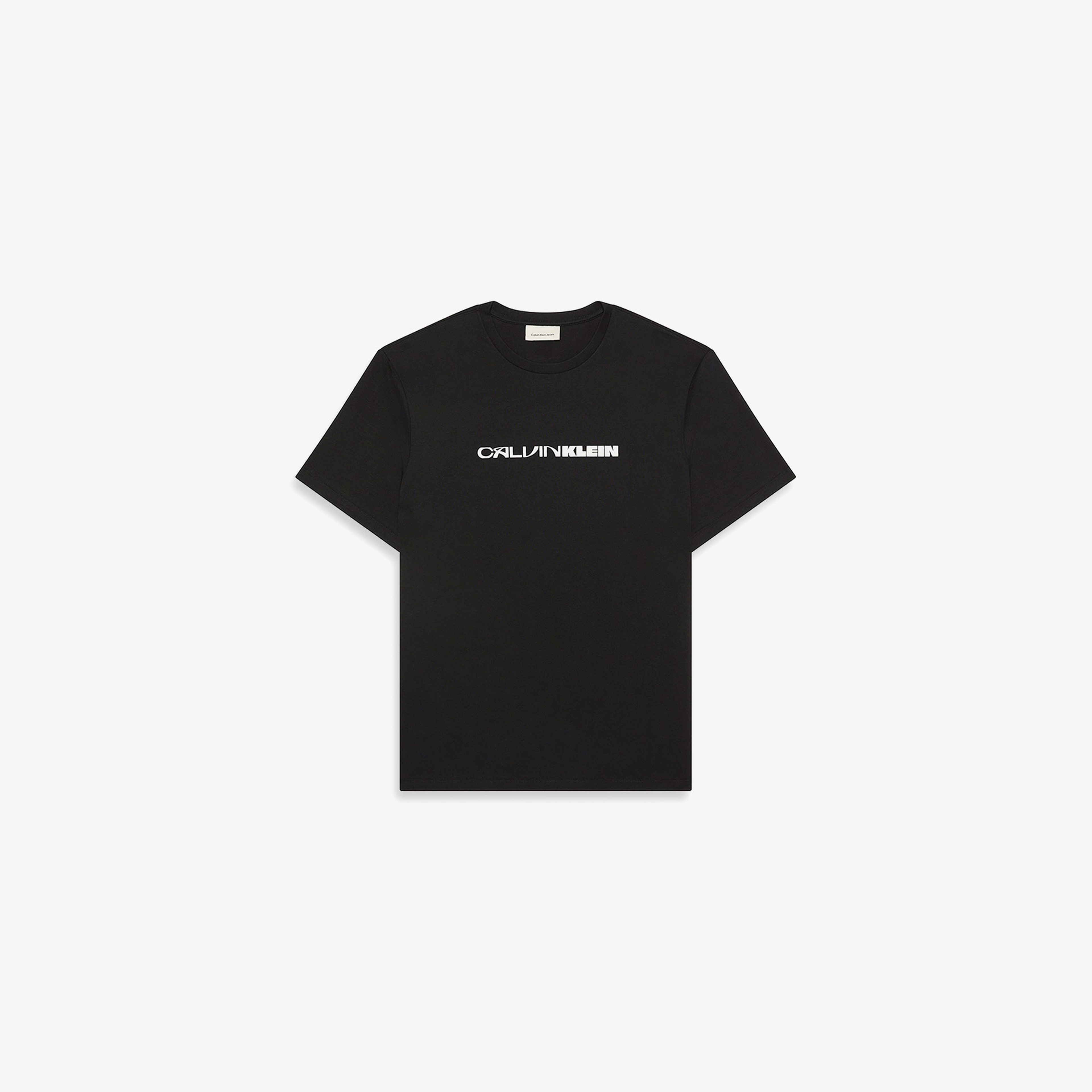 Calvin Klein Stack Graphic  Erkek Siyah T-Shirt