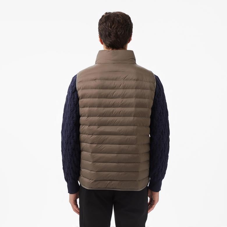 Calvin Klein Nylon Puffer Erkek Gri Yelek