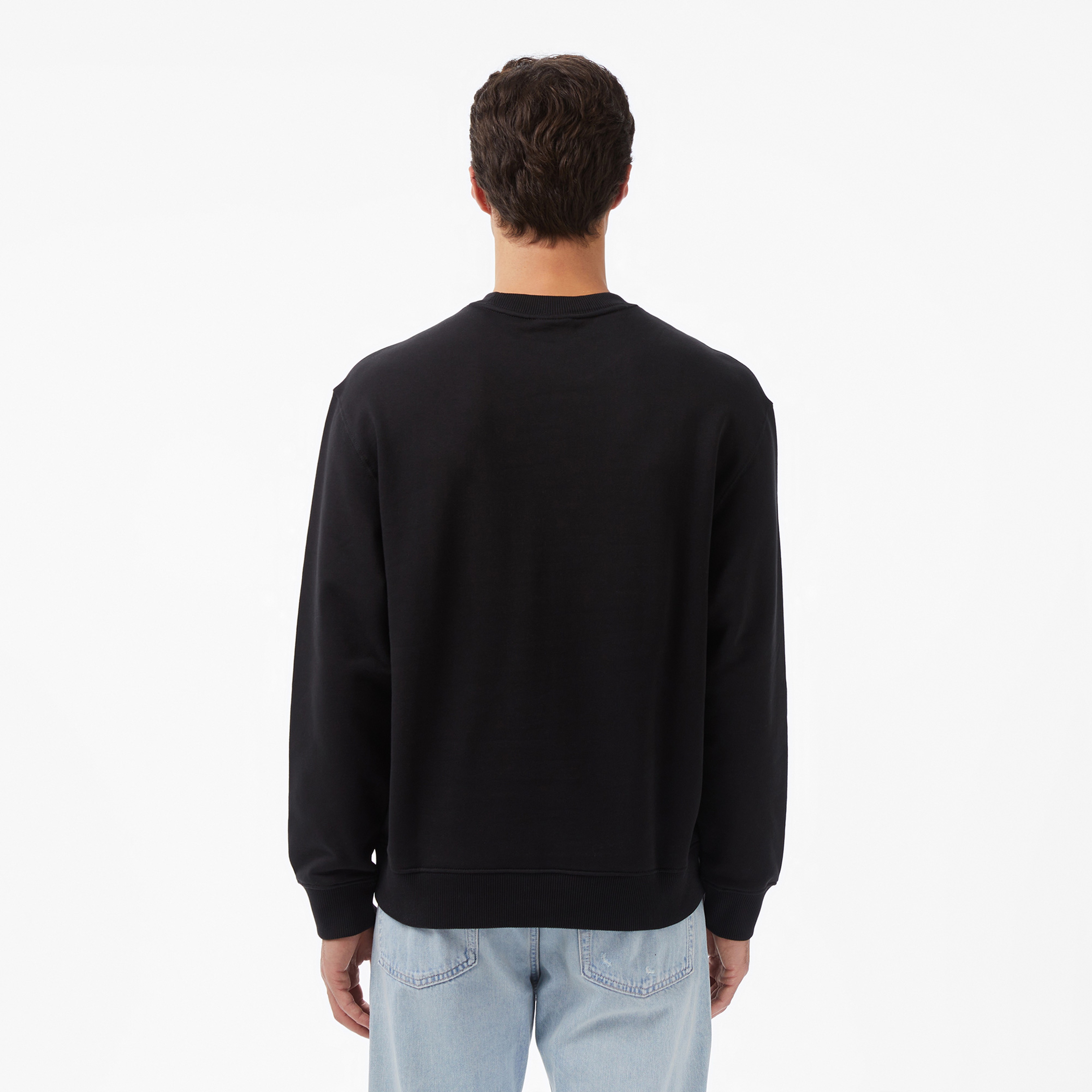 Calvin Klein Terry Bold Graph Erkek Siyah Sweatshirt