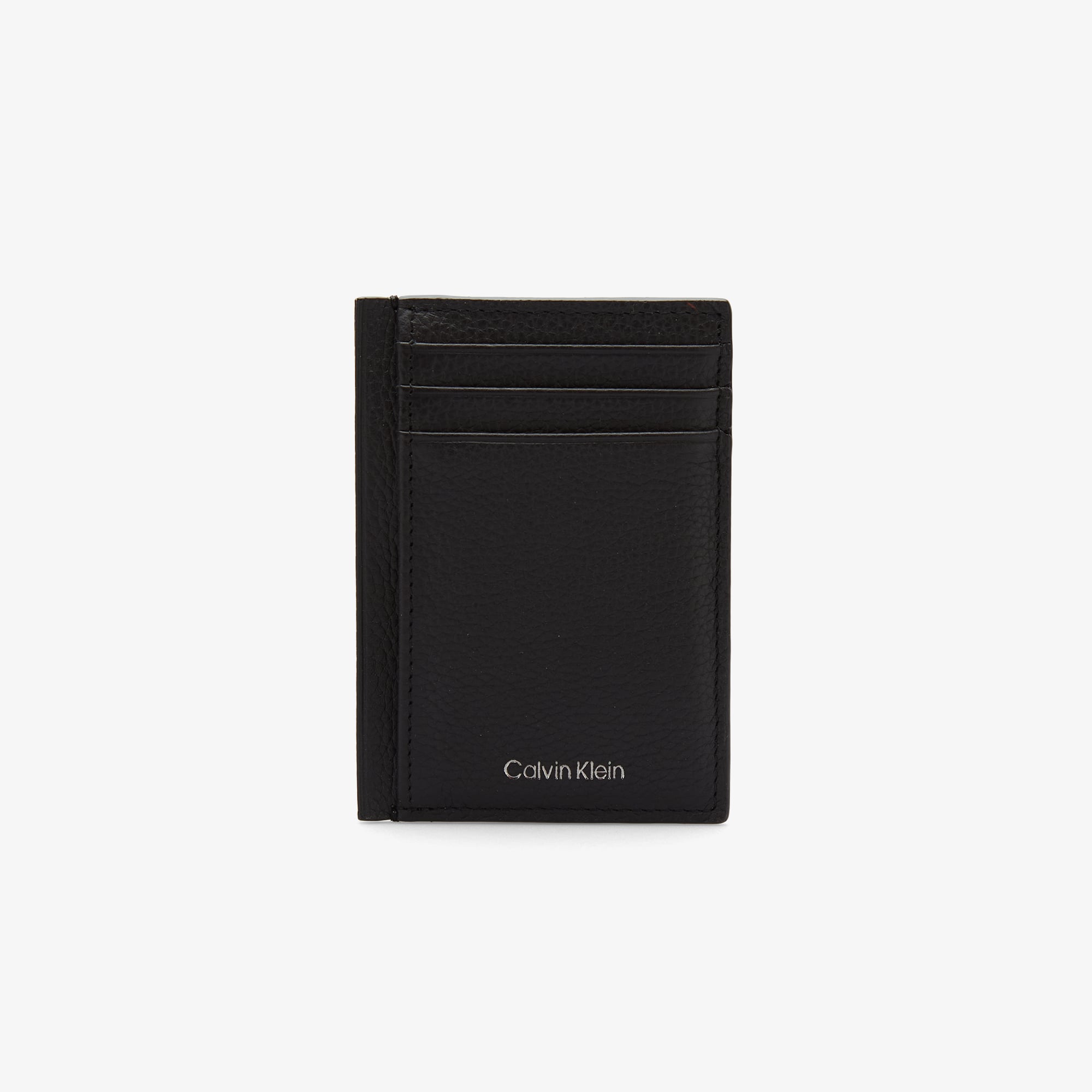 Calvin Klein Foil Emboss Erkek Siyah Kartlık