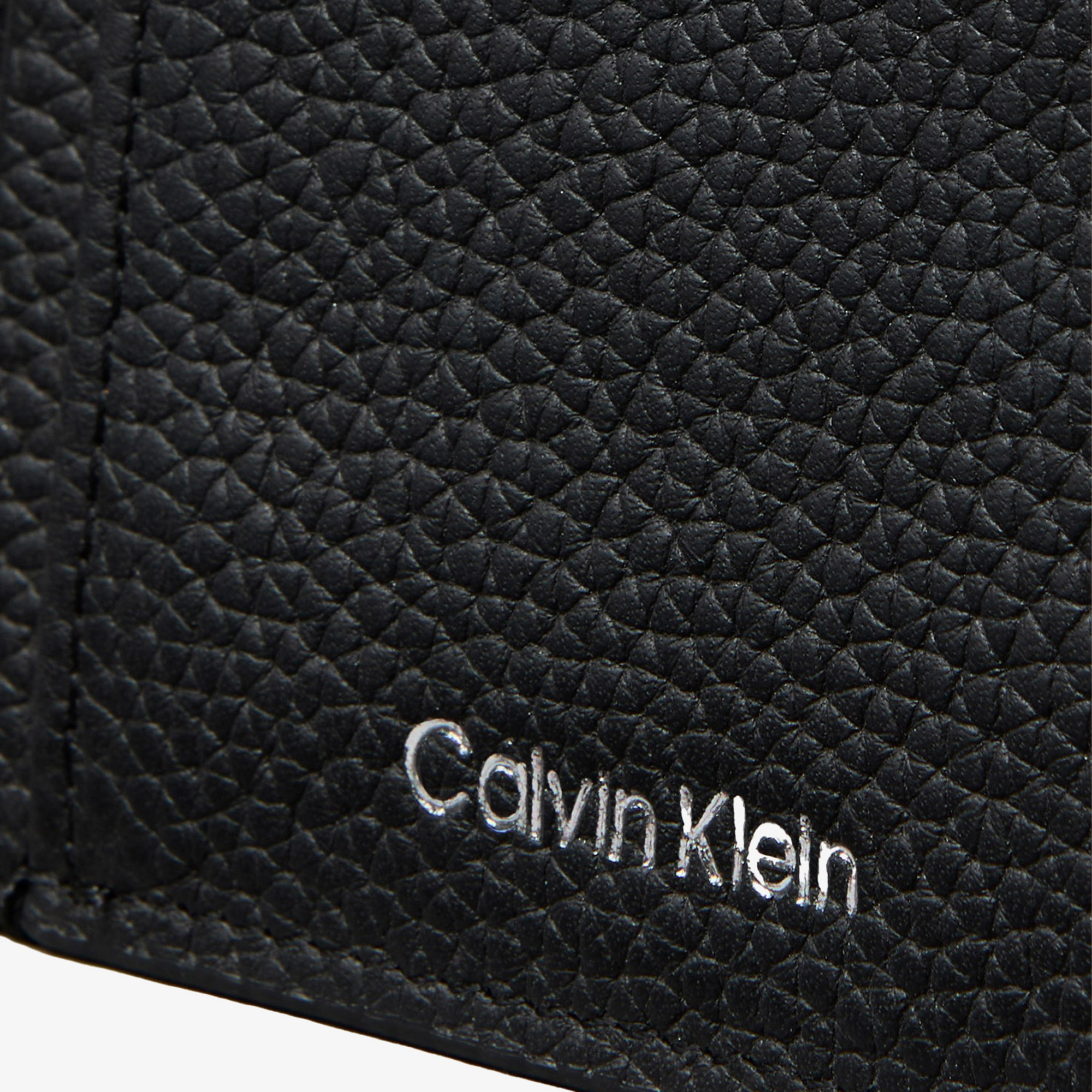 Calvin Klein Foil Emboss Erkek Siyah Kartlık
