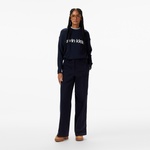 Calvin Klein Graphic Pullover Kadın Mavi Triko
