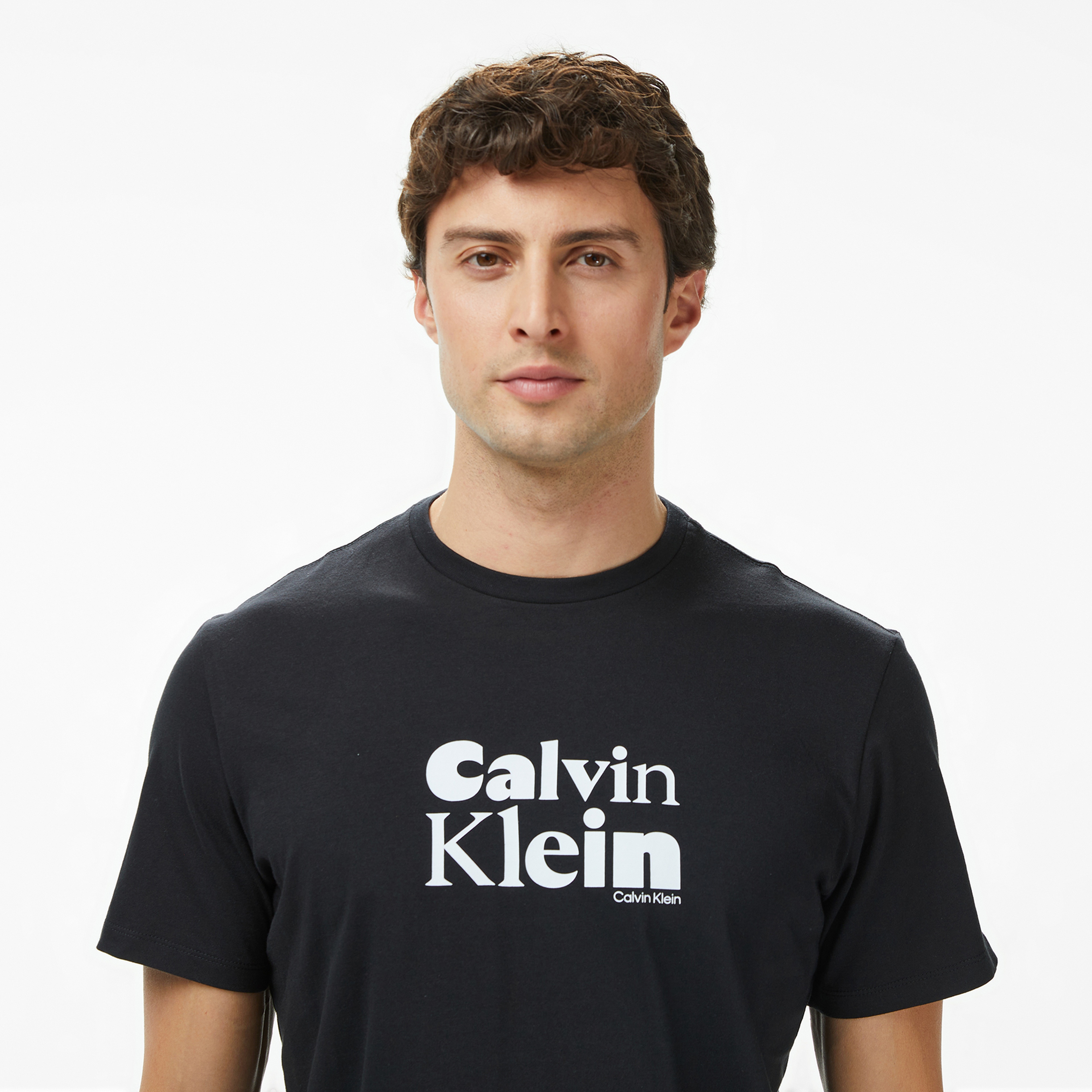 Calvin Klein Klein Bold Grap Erkek Siyah T-Shirt