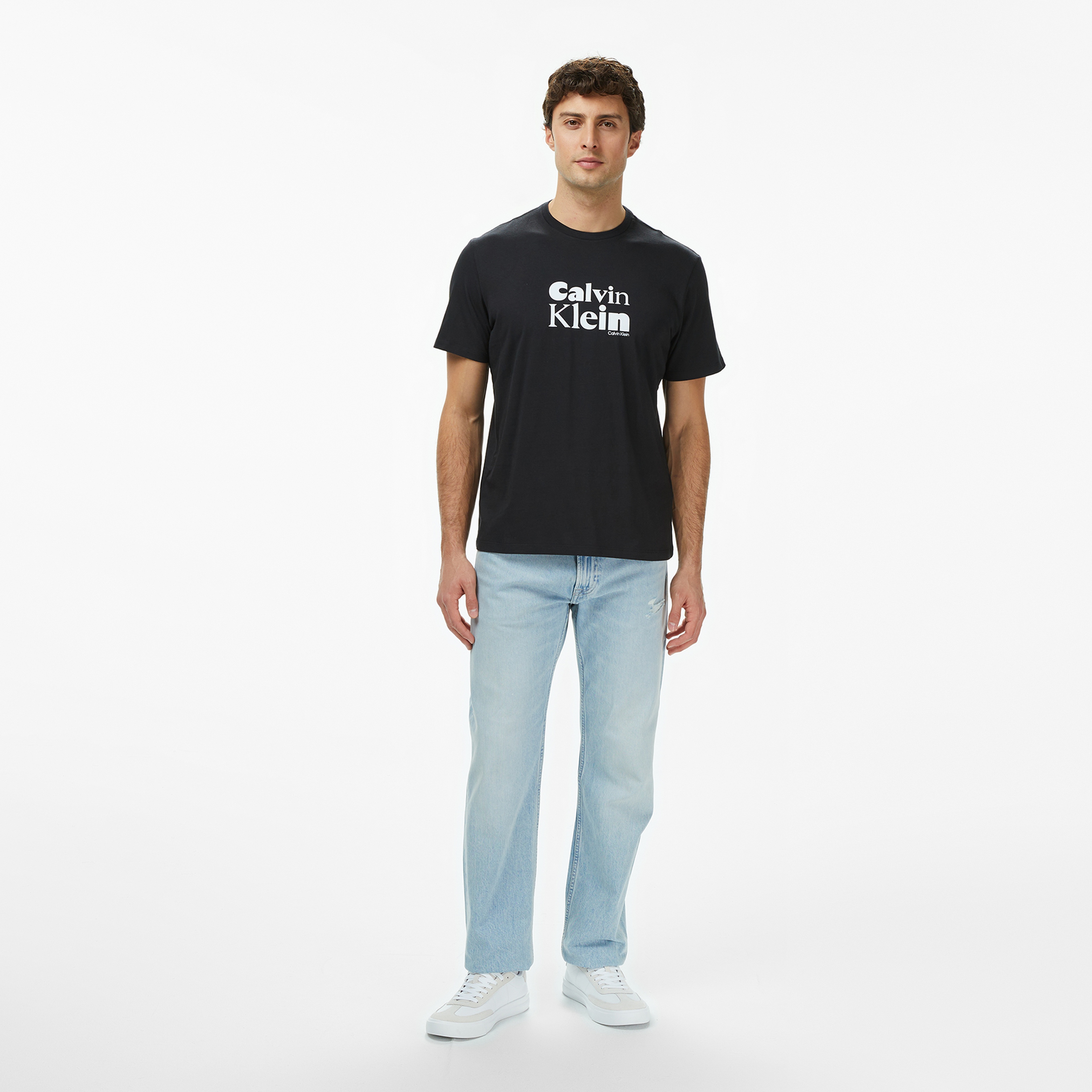 Calvin Klein Klein Bold Grap Erkek Siyah T-Shirt