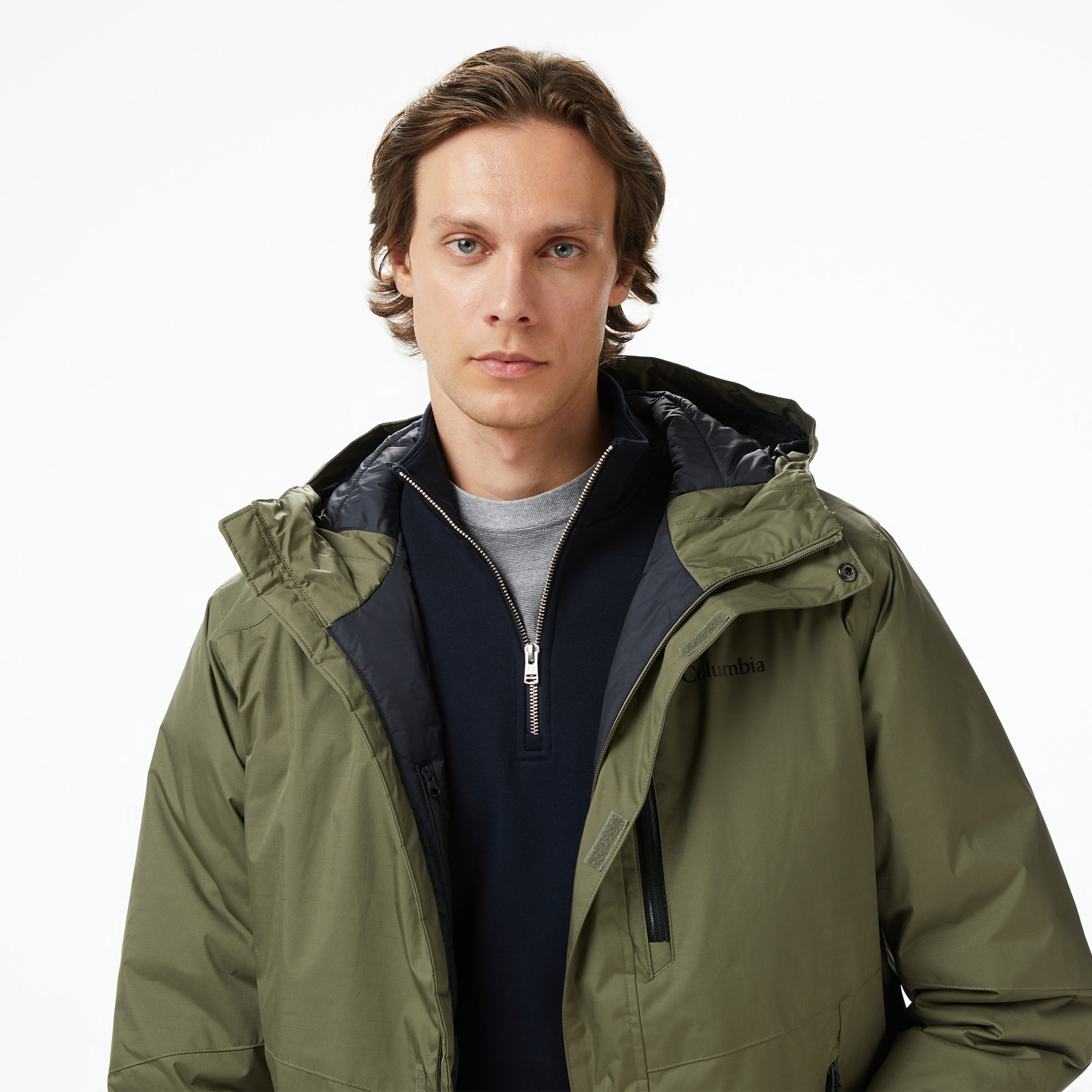 Columbia Oak Harbor II Insulated Erkek Yeşil Mont