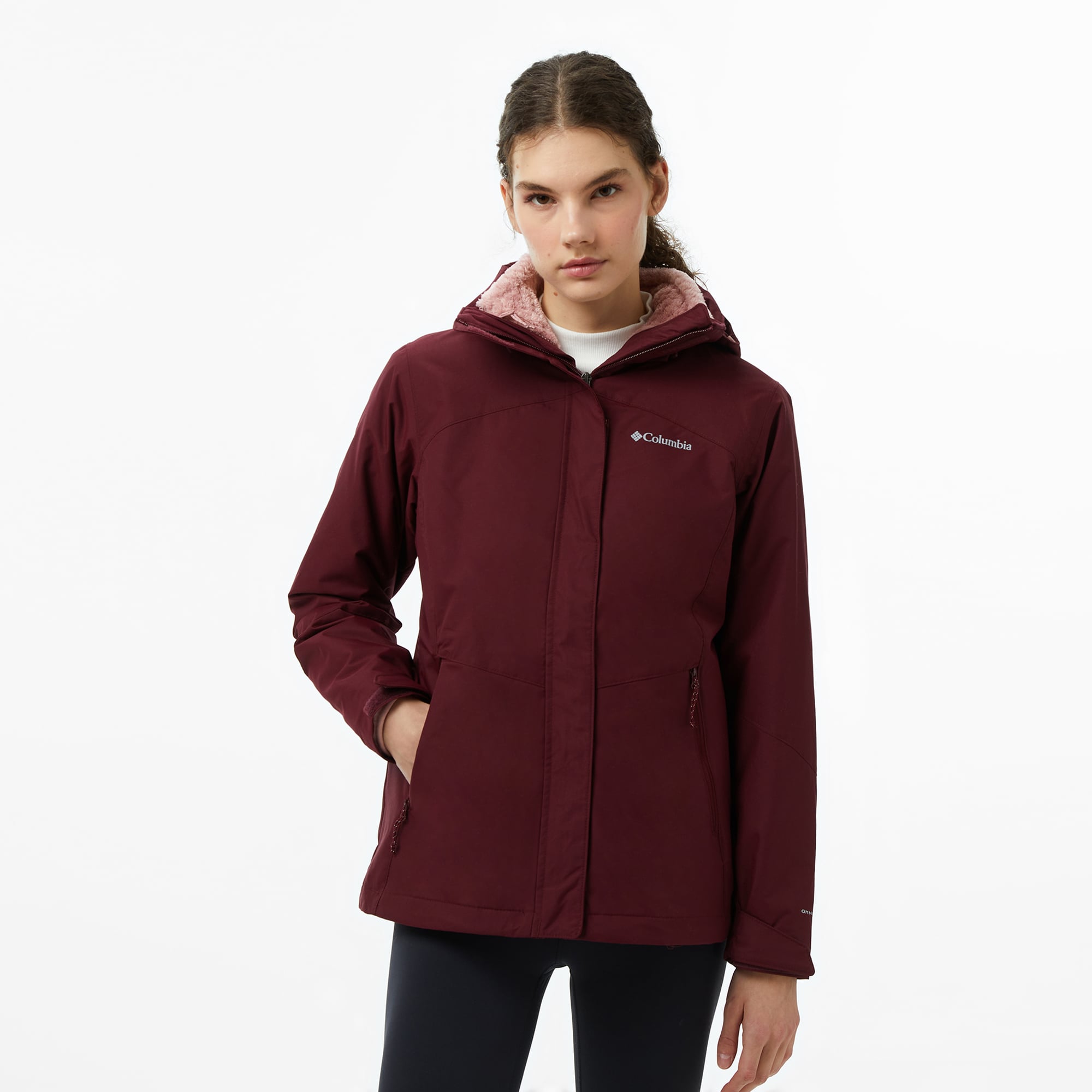 Columbia Bugaboo III Fleece Interchange Kadın Bordo Mont