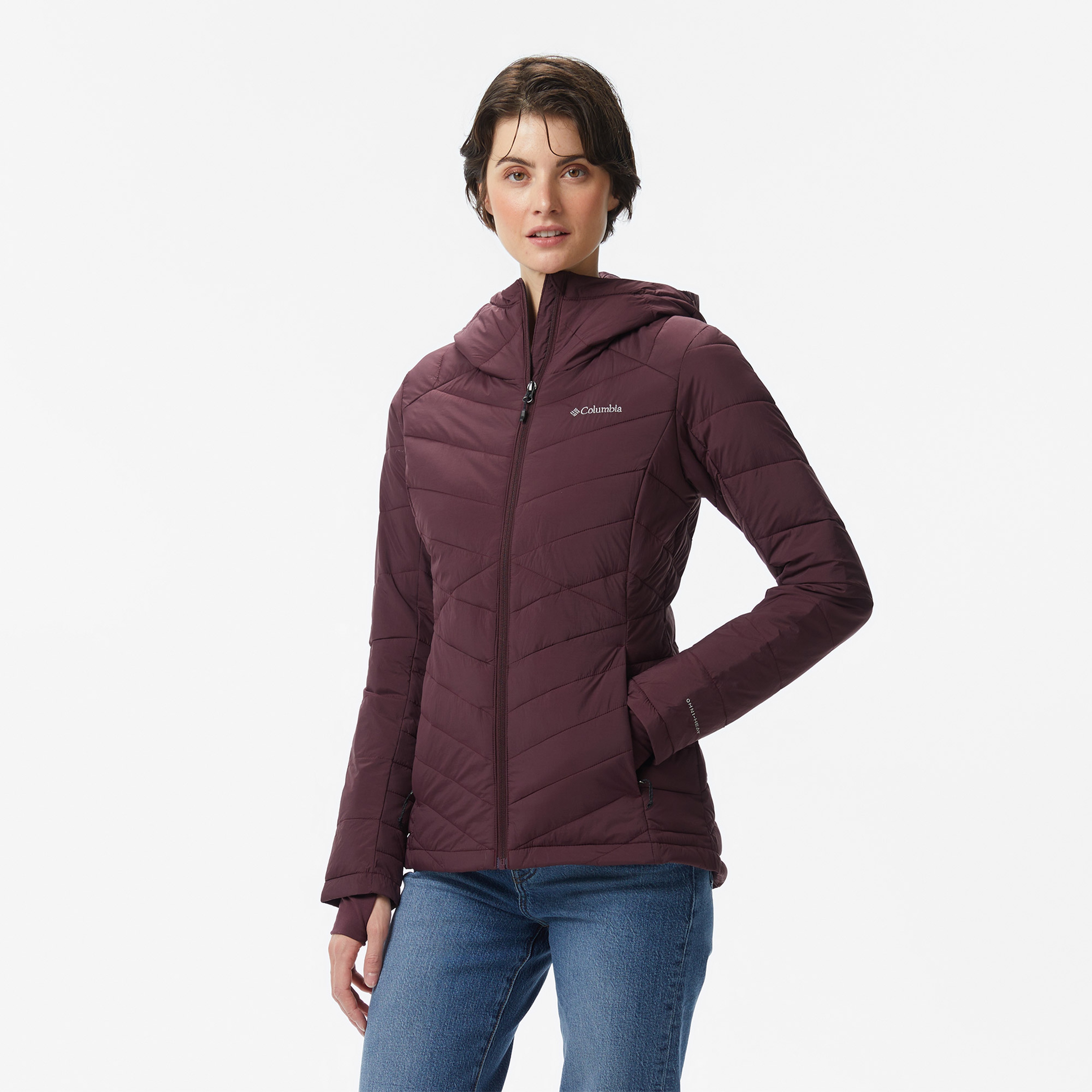 Columbia Joy Peak II Hooded Kadın Bordo Mont