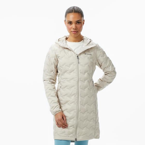 Columbia Delta Ridge II Long Down Kadın Bej Mont