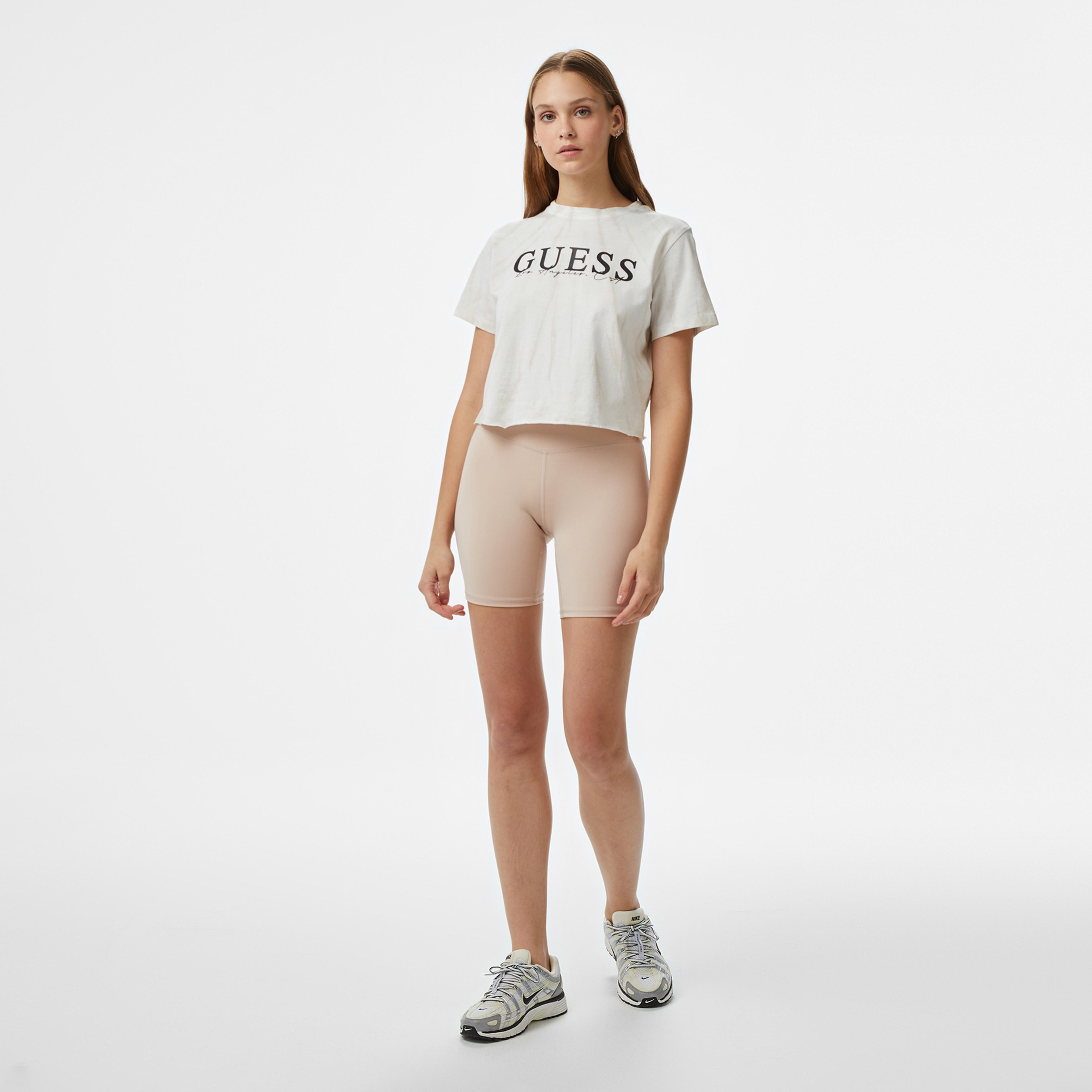 Guess Genziana Crop Mid Organiceam 180 Kadın Renkli T-Shirt