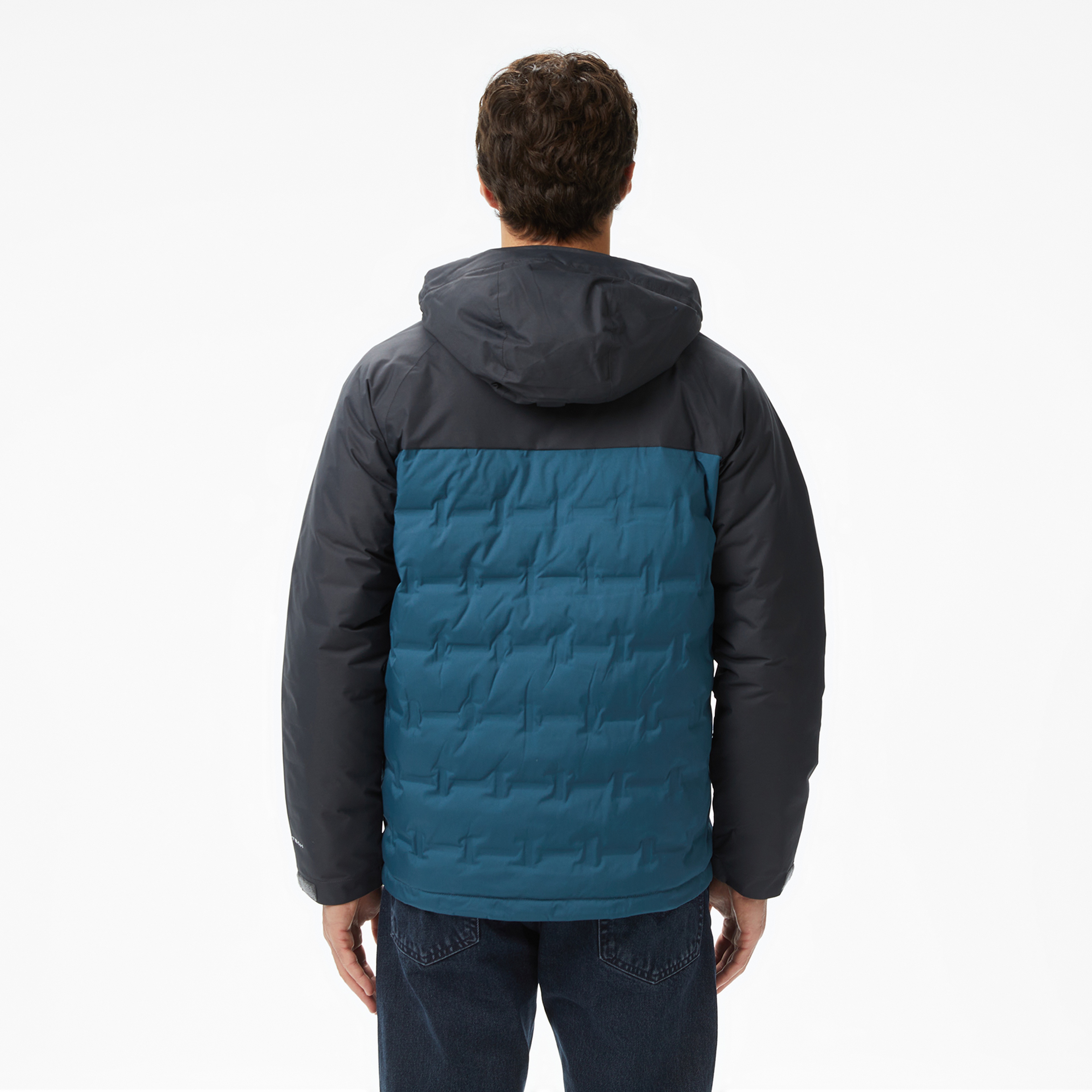 Columbia Grand Trek III Down Hooded Erkek Mavi Mont