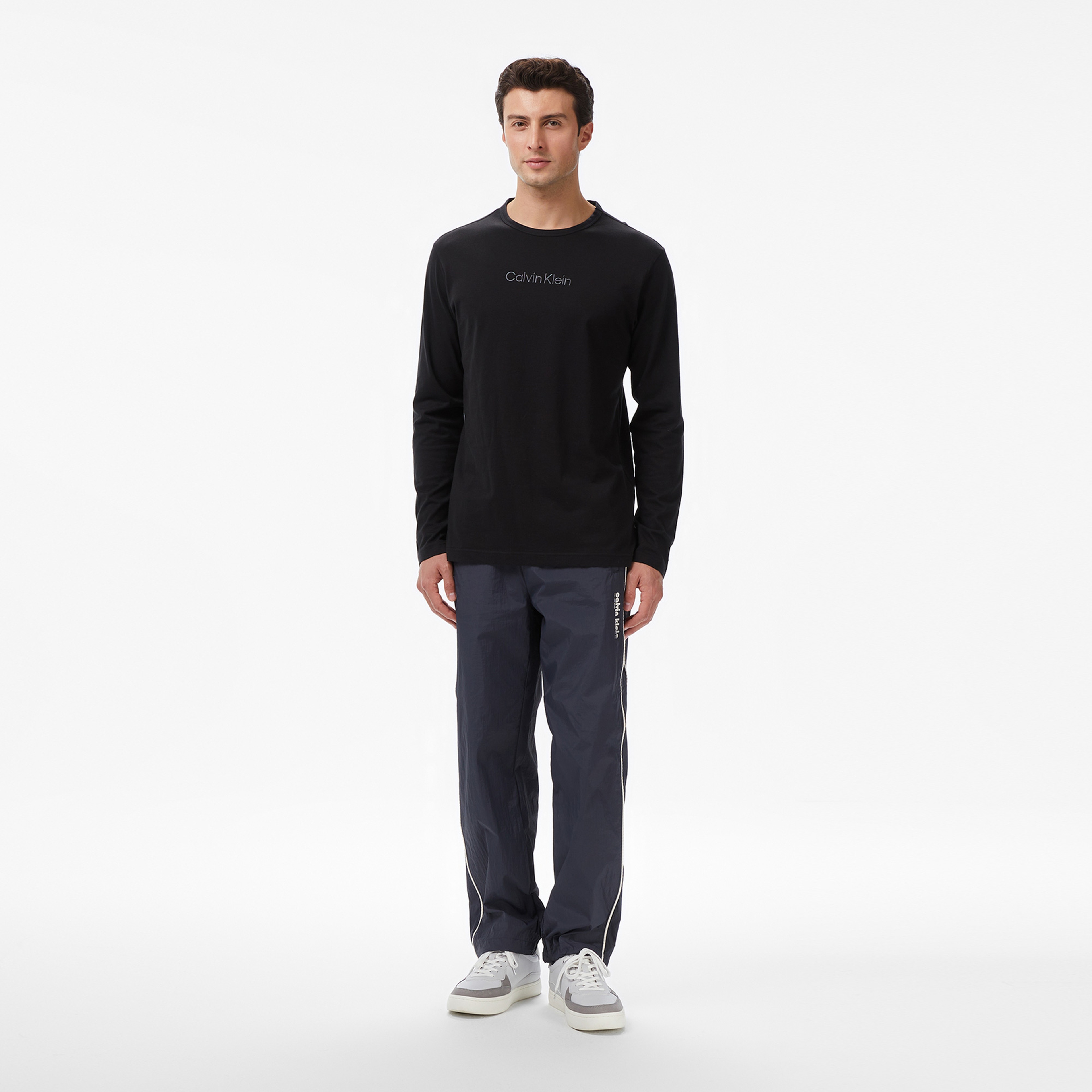 Calvin Klein Crew Neck Erkek Siyah Pijama