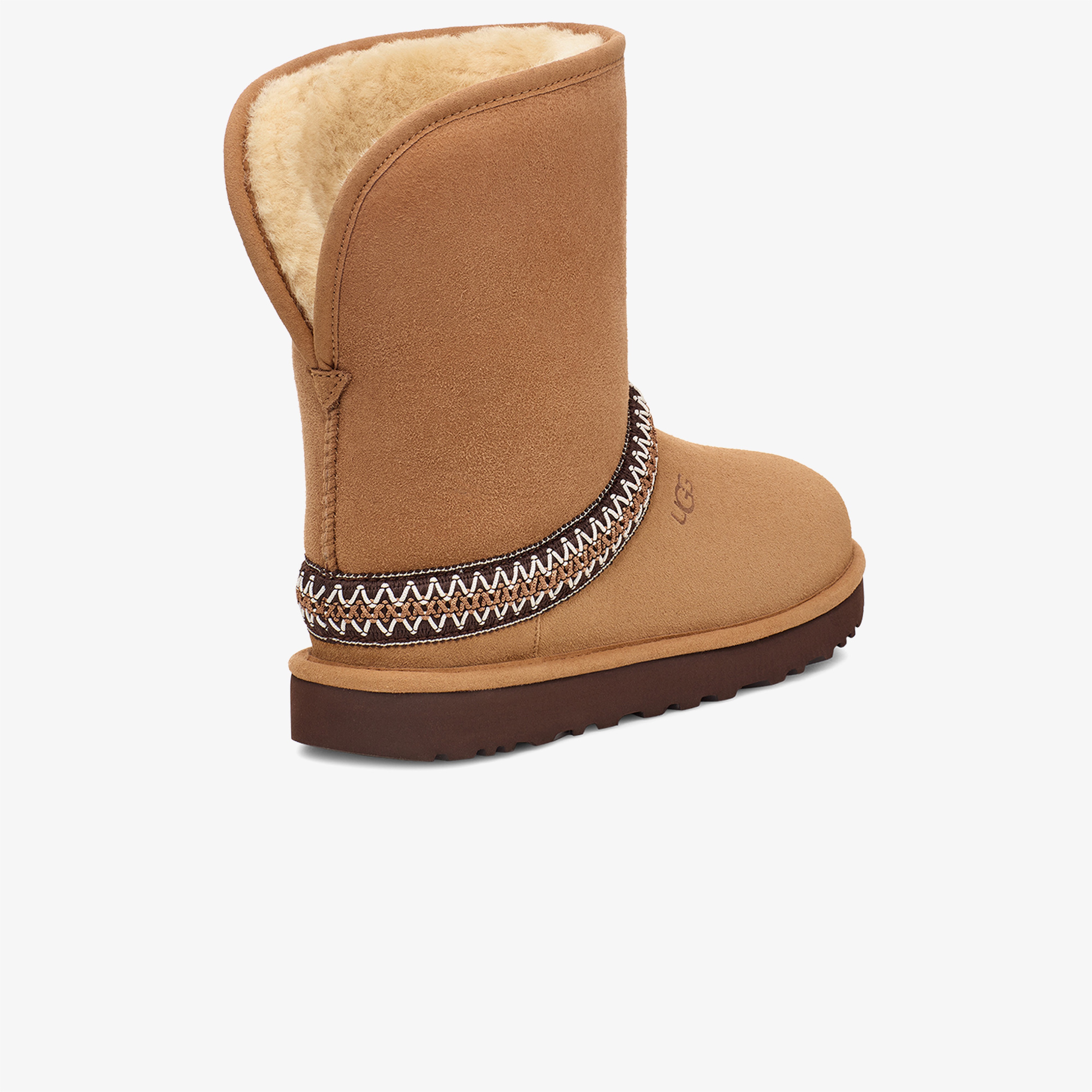 UGG Classic Short Crescent Kadın Taba Bot