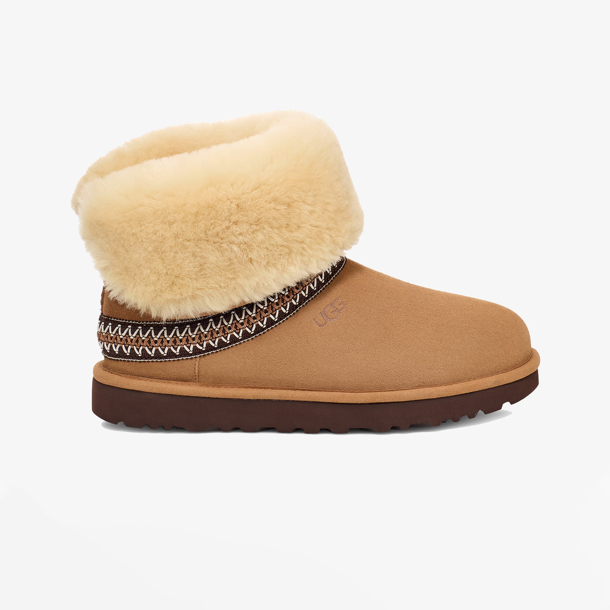 UGG Classic Short Crescent Kadın Taba Bot