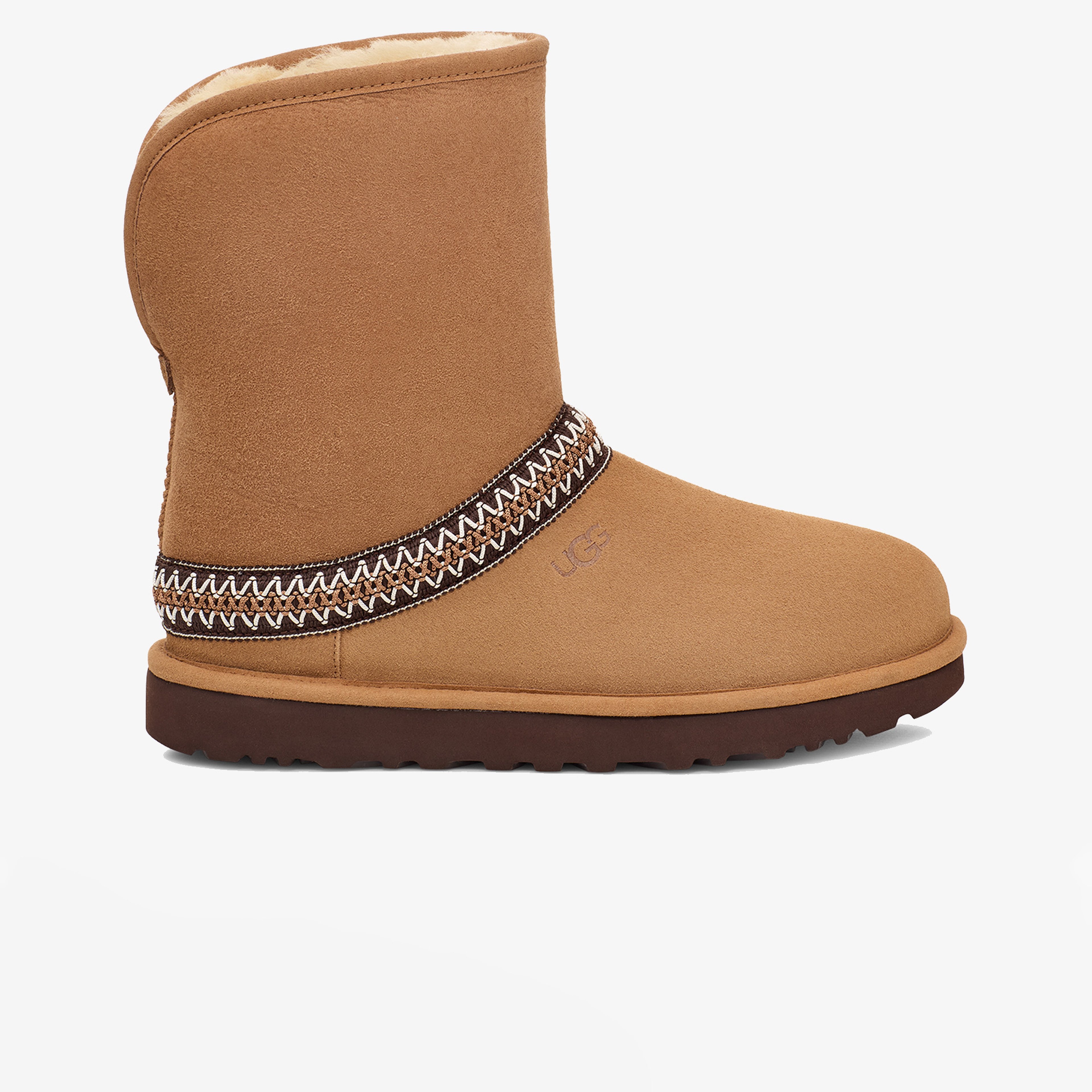 UGG Classic Short Crescent Kadın Taba Bot