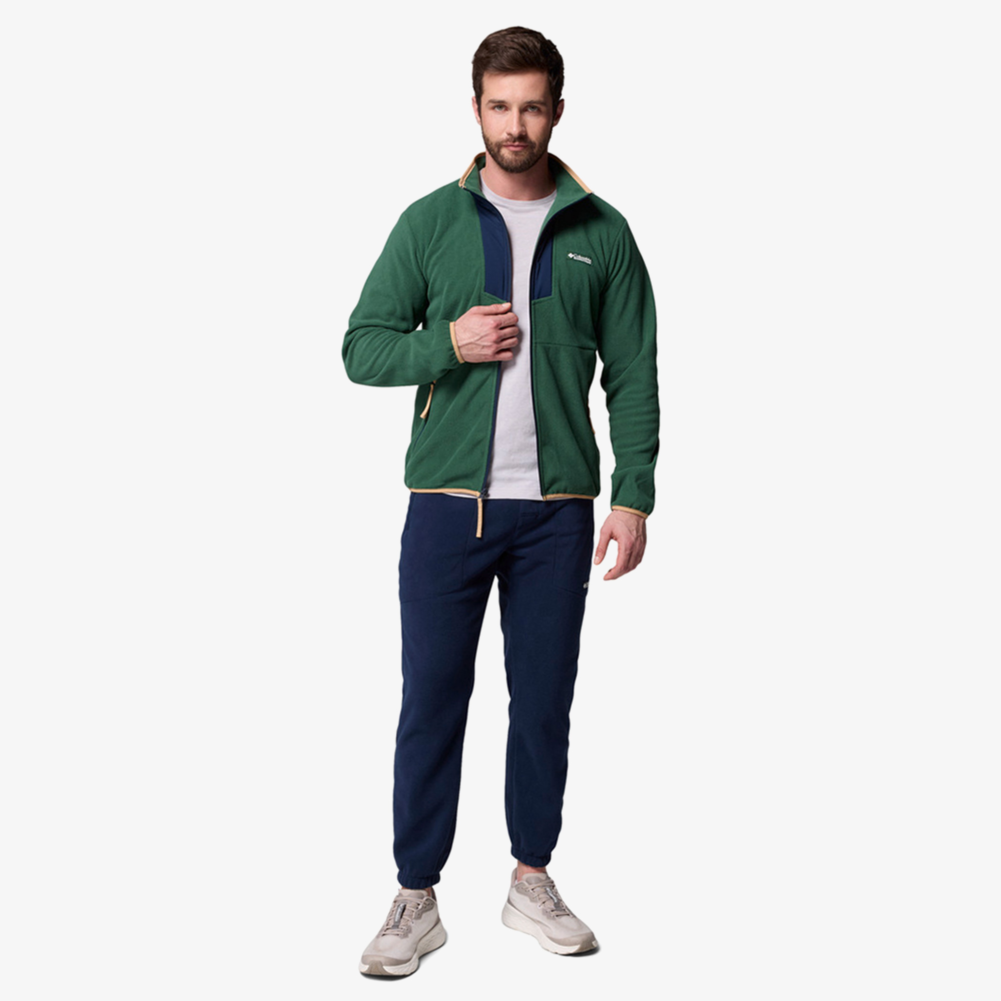 Columbia Sequoia Grove Full Zip Fleece Erkek Yeşil Polar
