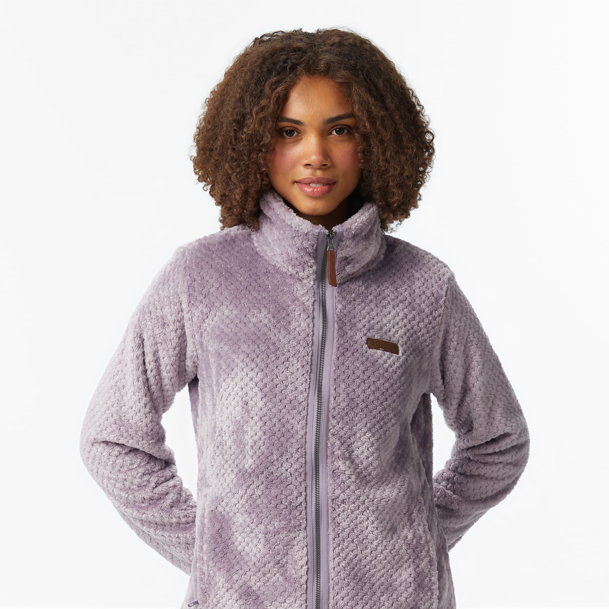 Columbia Fire Side II Sherpa Kadın Mor Polar Ceket