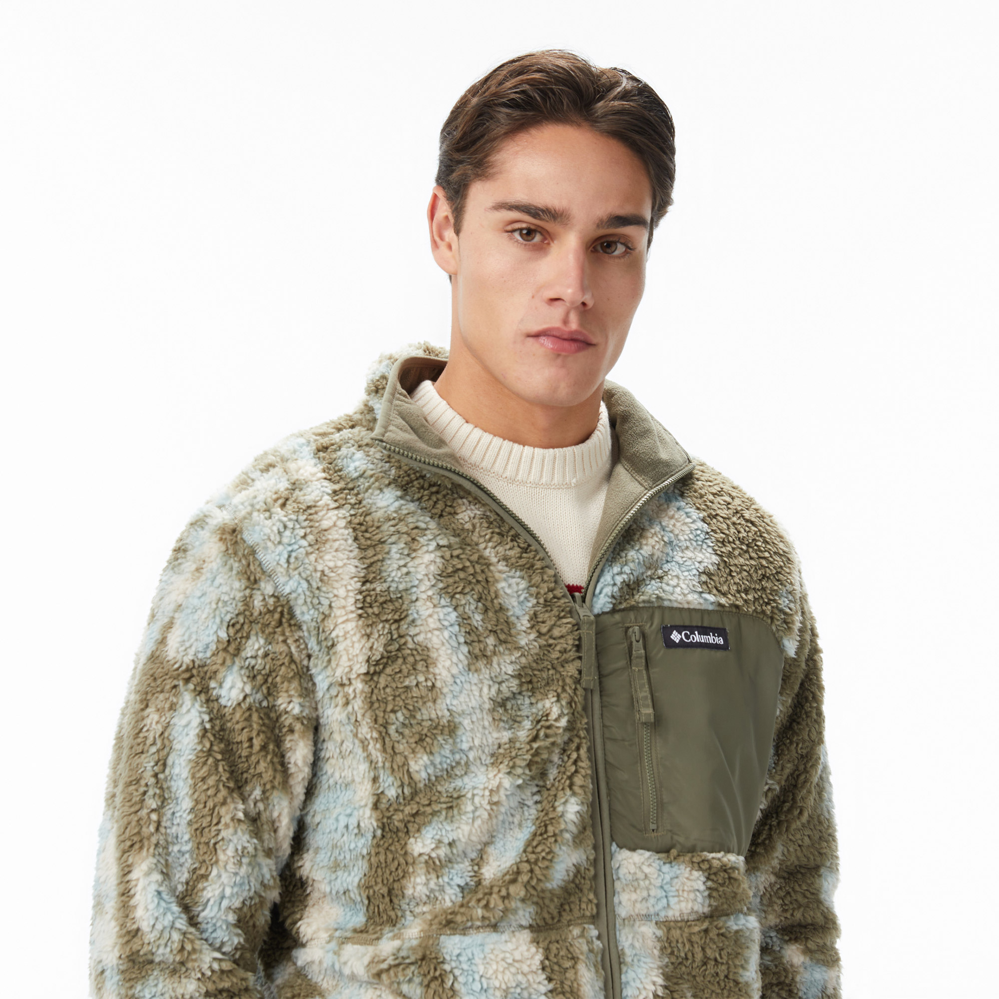 Columbia Winter Pass Reversible Fleece Erkek Yeşil Polar Ceket