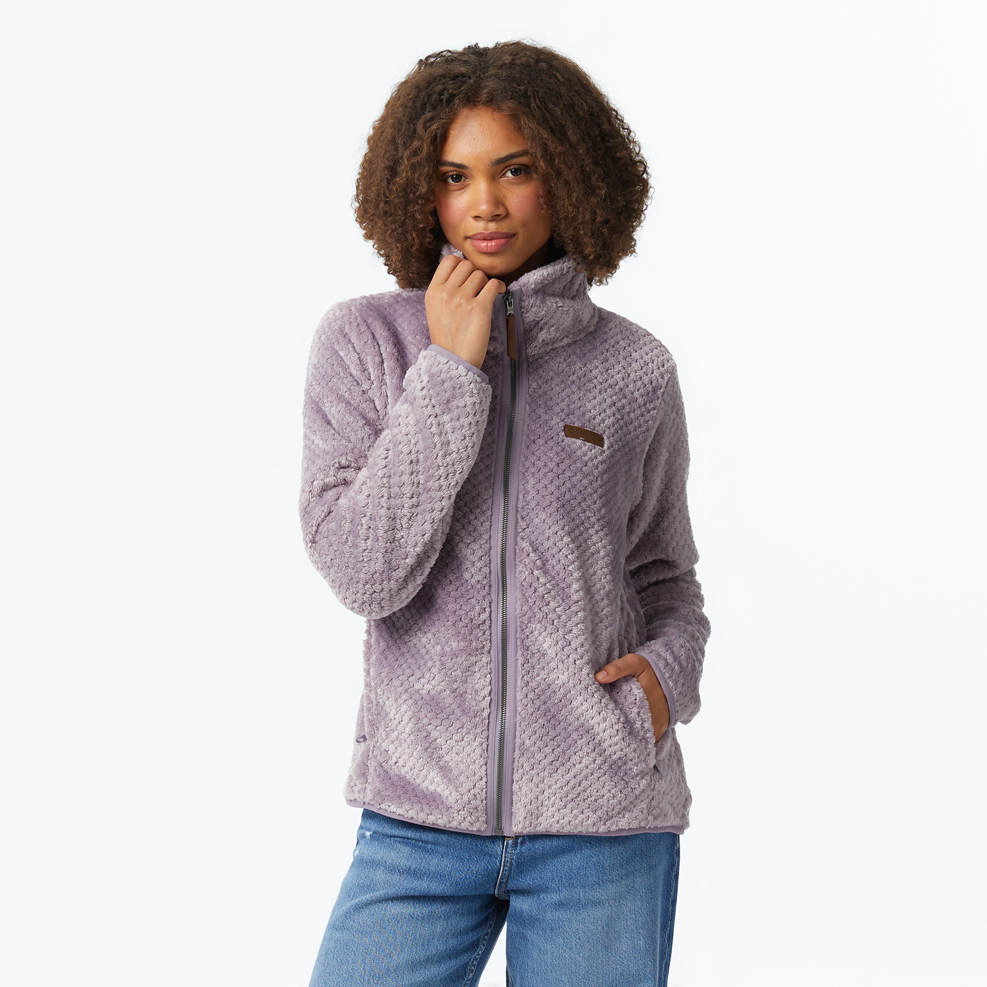 Columbia Fire Side II Sherpa Kadın Mor Polar Ceket