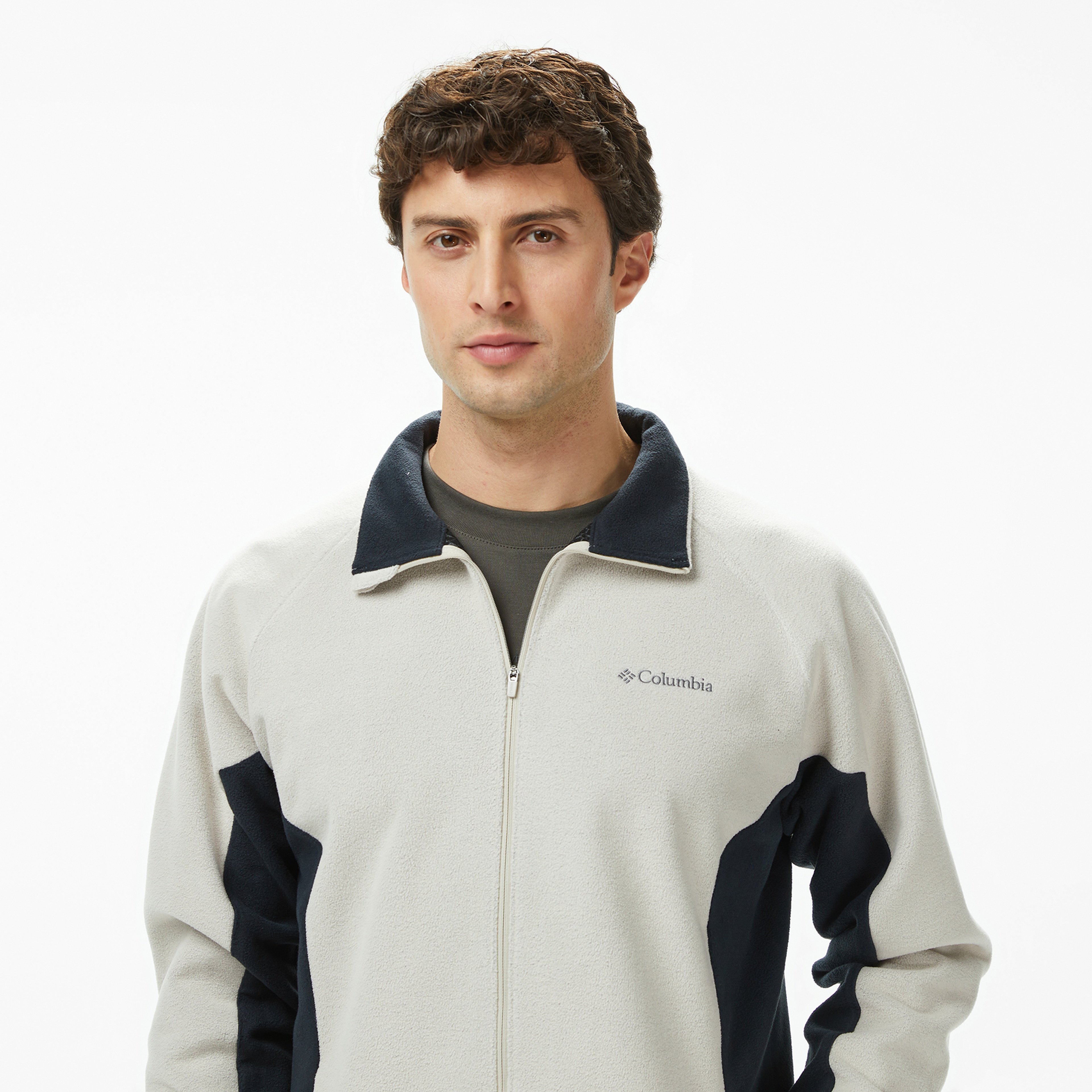 Columbia Arctic Peak Full Zip Erkek Bej Polar Ceket