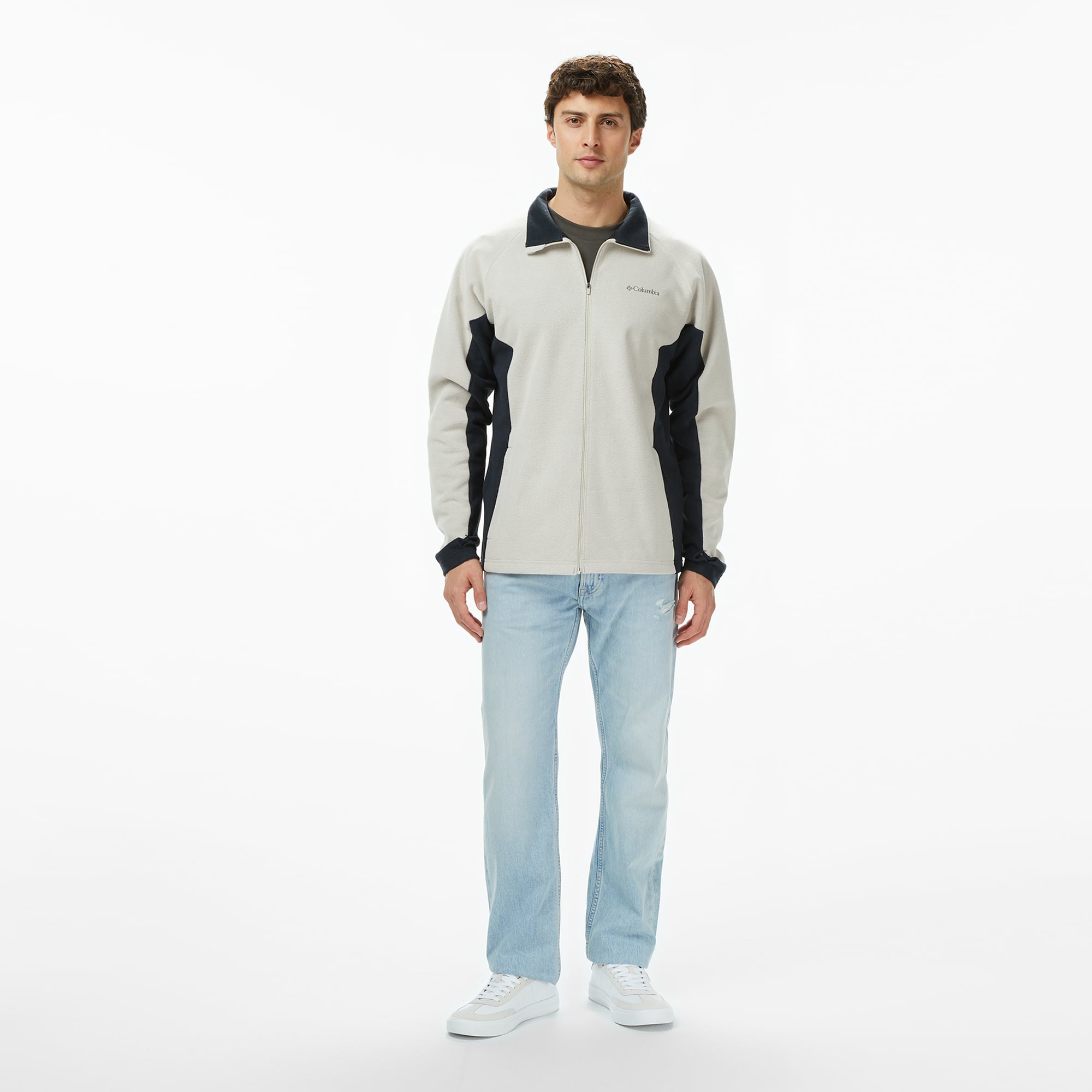 Columbia Arctic Peak Full Zip Erkek Bej Polar Ceket