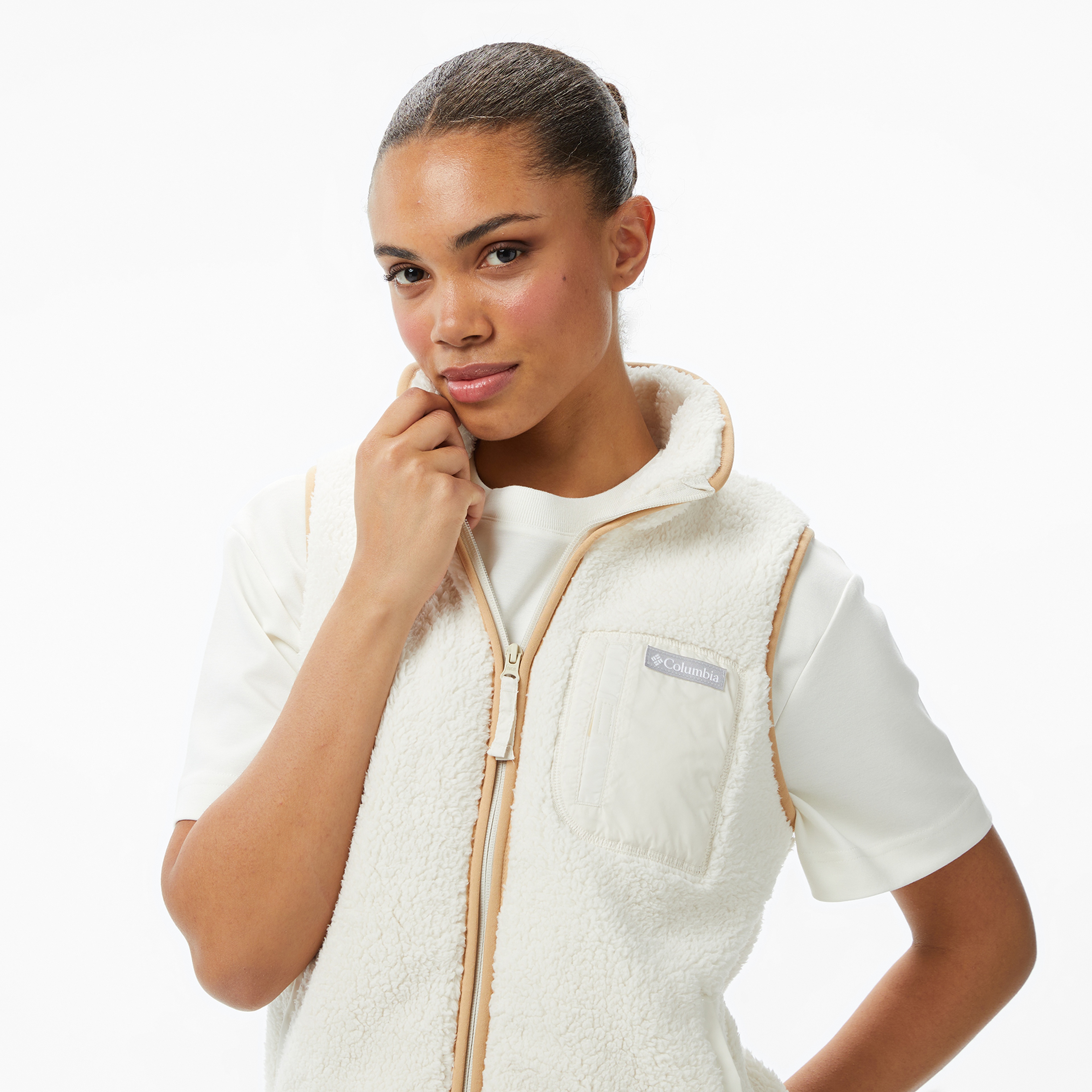 Columbia West Bend Vest II Kadın Bej Yelek