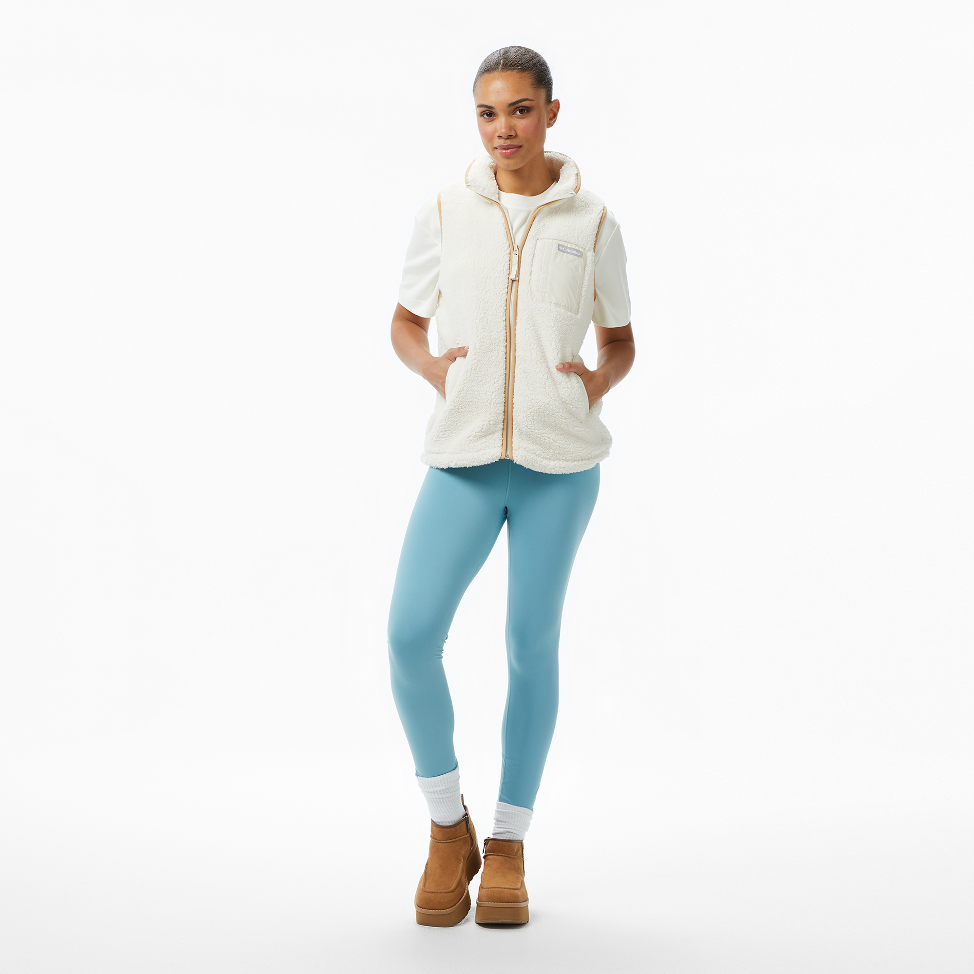 Columbia West Bend Vest II Kadın Bej Yelek