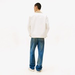 Tommy Jeans Cotton Chore Erkek Beyaz Ceket
