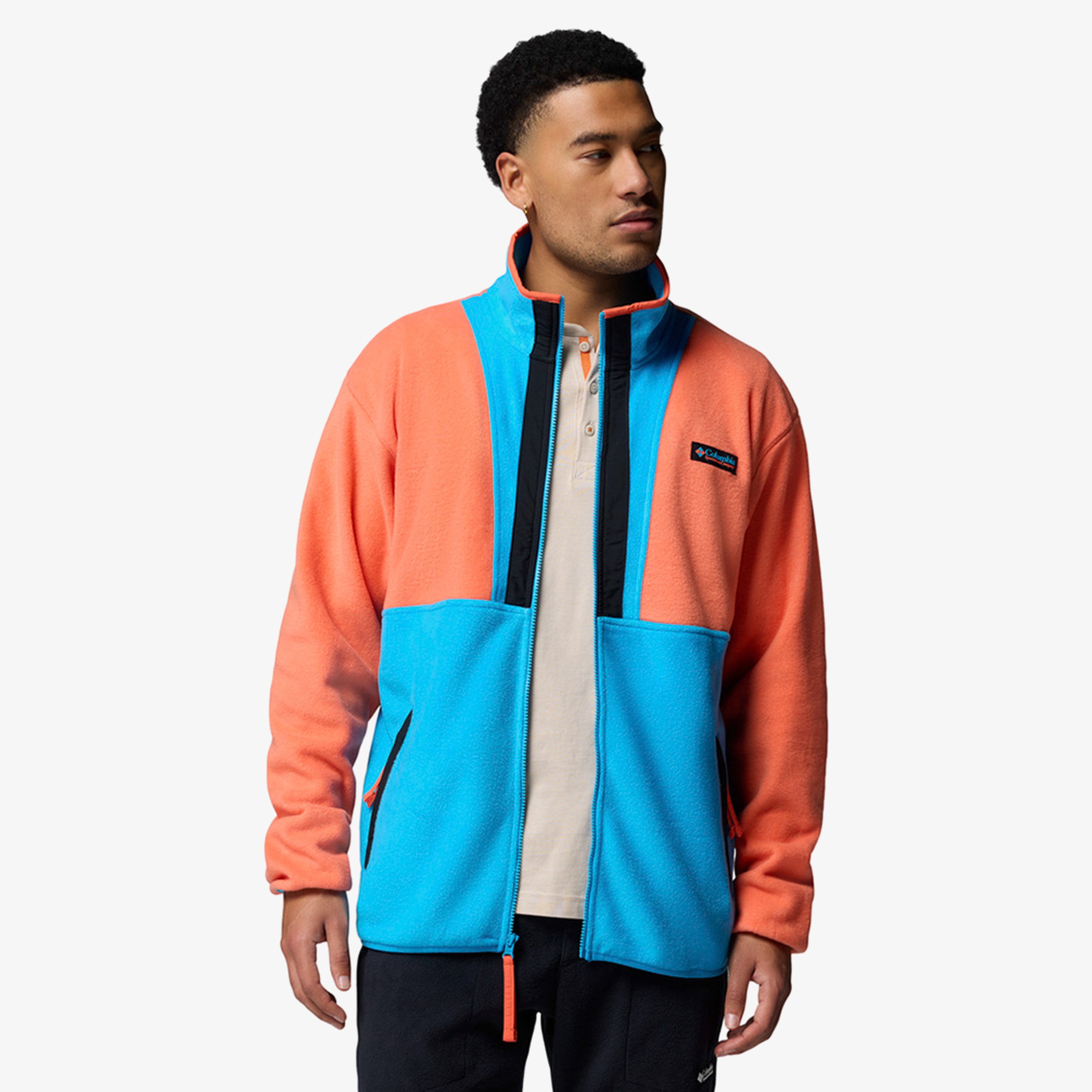 Columbia Backbowl II Full Zip Fleece Erkek Turuncu Outdoor Sweatshirt