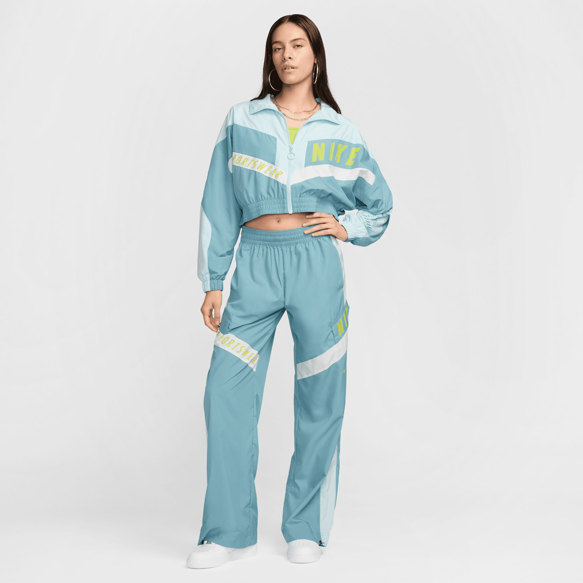 Nike Sportswear Kadın Mavi Ceket