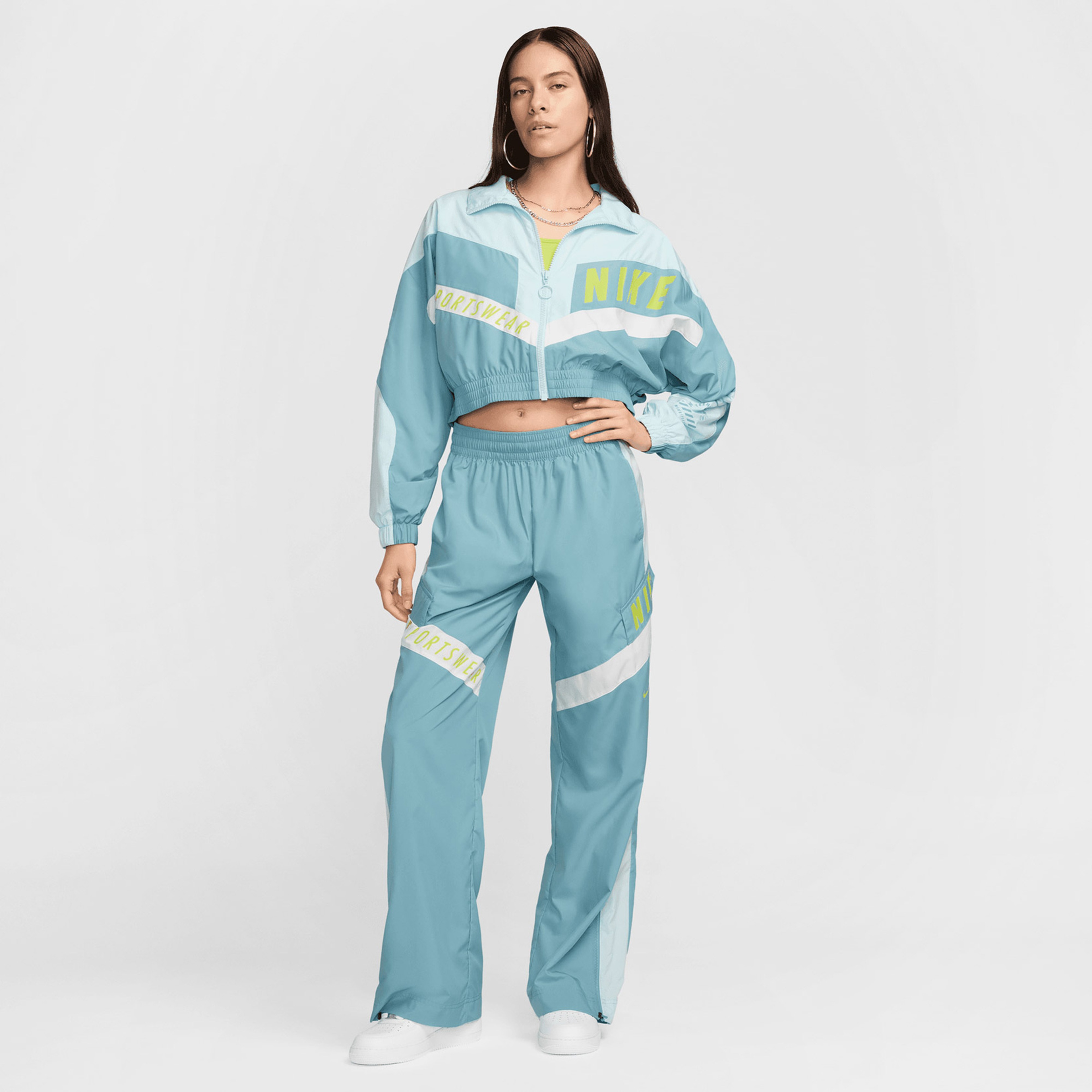 Nike Sportswear Kadın Mavi Ceket