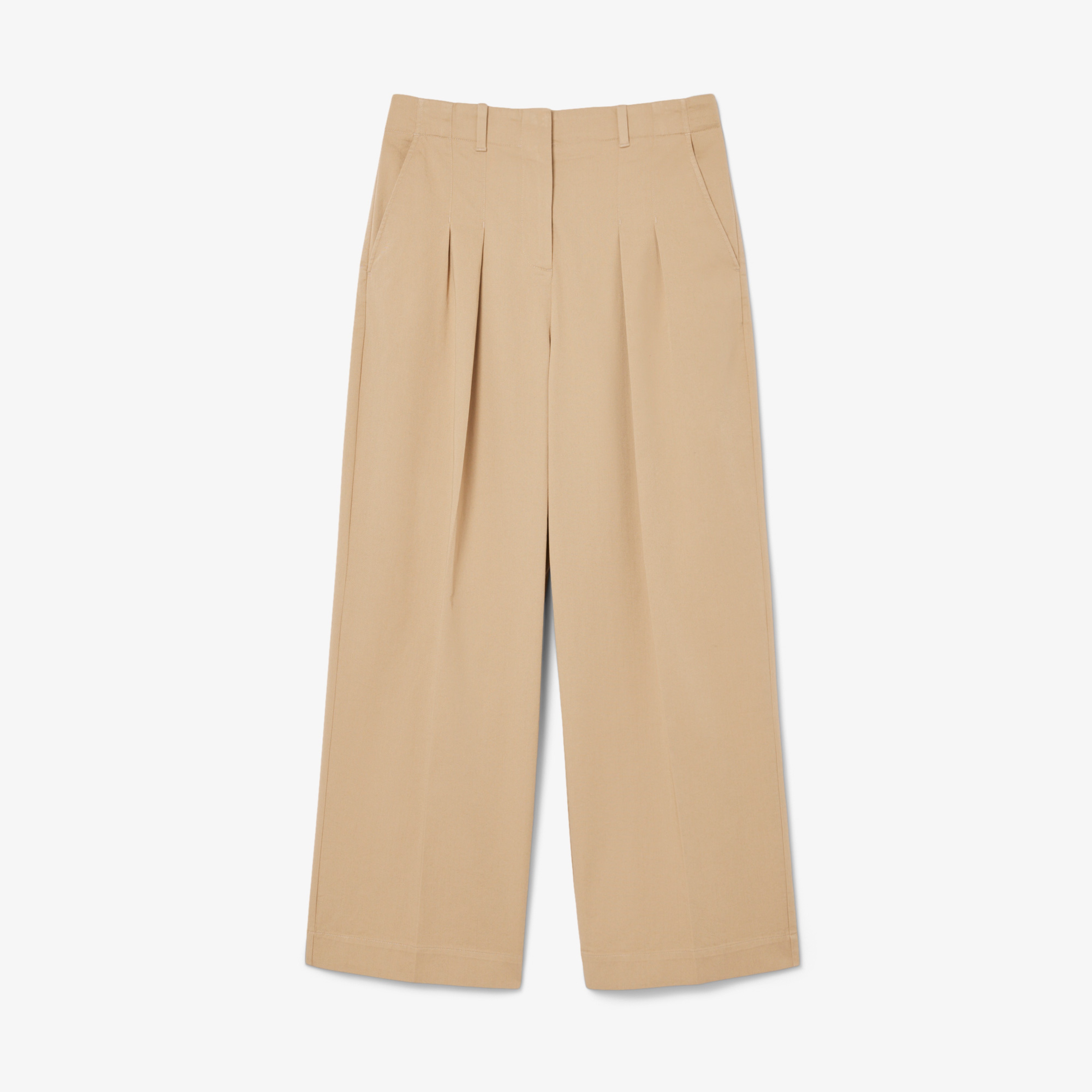Wide Fit Stretch Gabardine Chino Pants