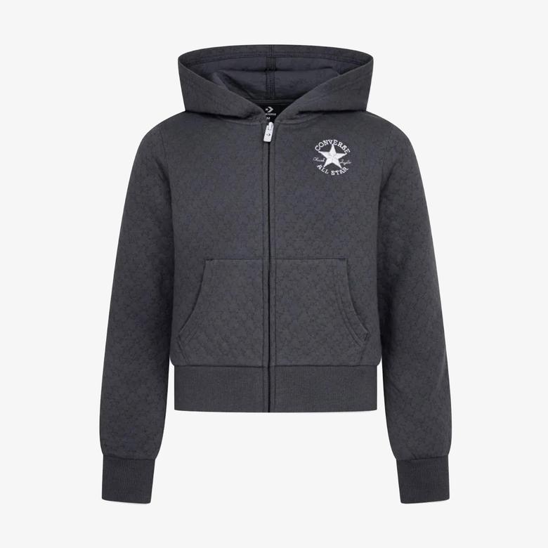 Converse Star Pointelle Çocuk Siyah Sweatshirt