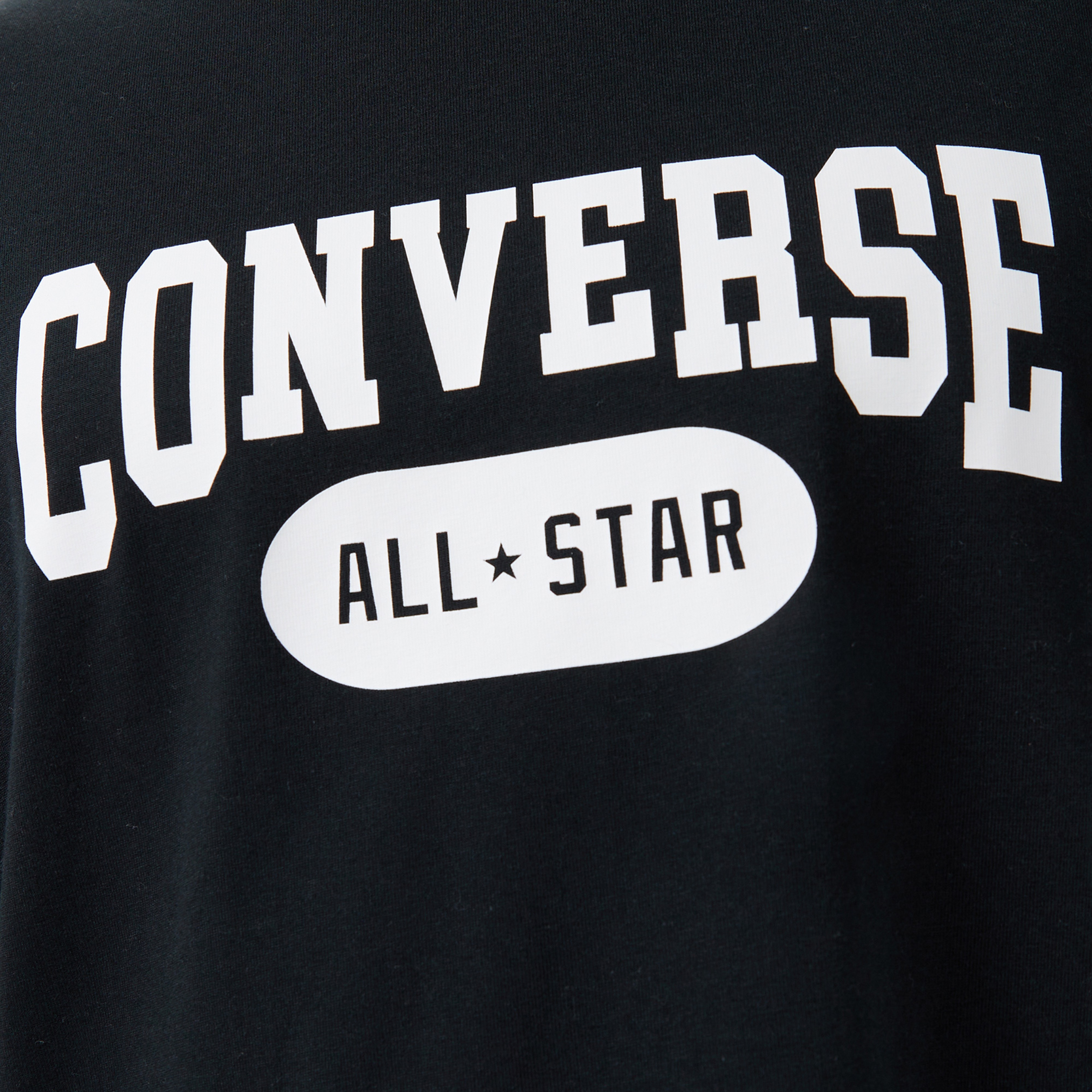 Converse Erkek Baskılı Siyah T-Shirt