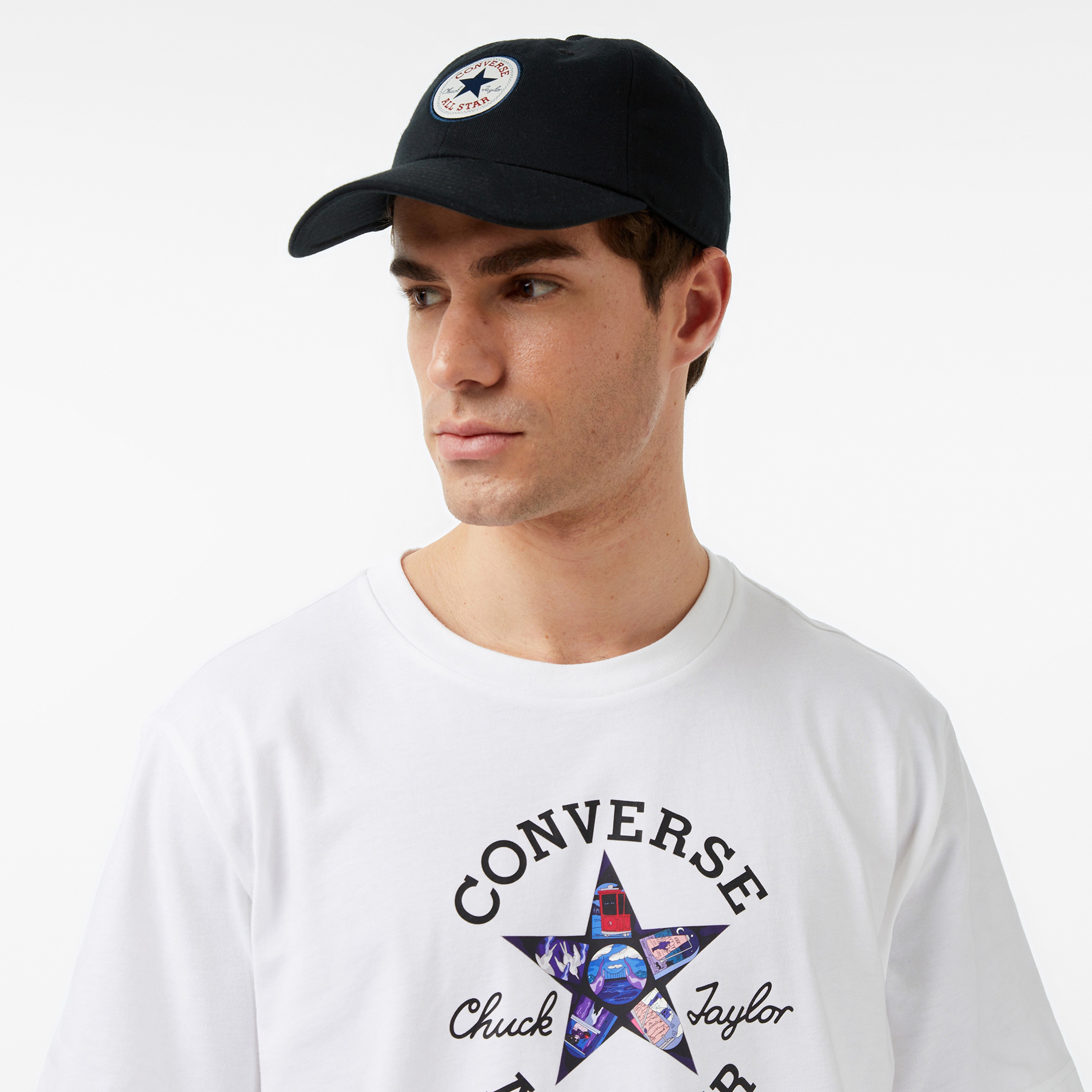 Converse Classic Unisex Beyaz T-Shirt