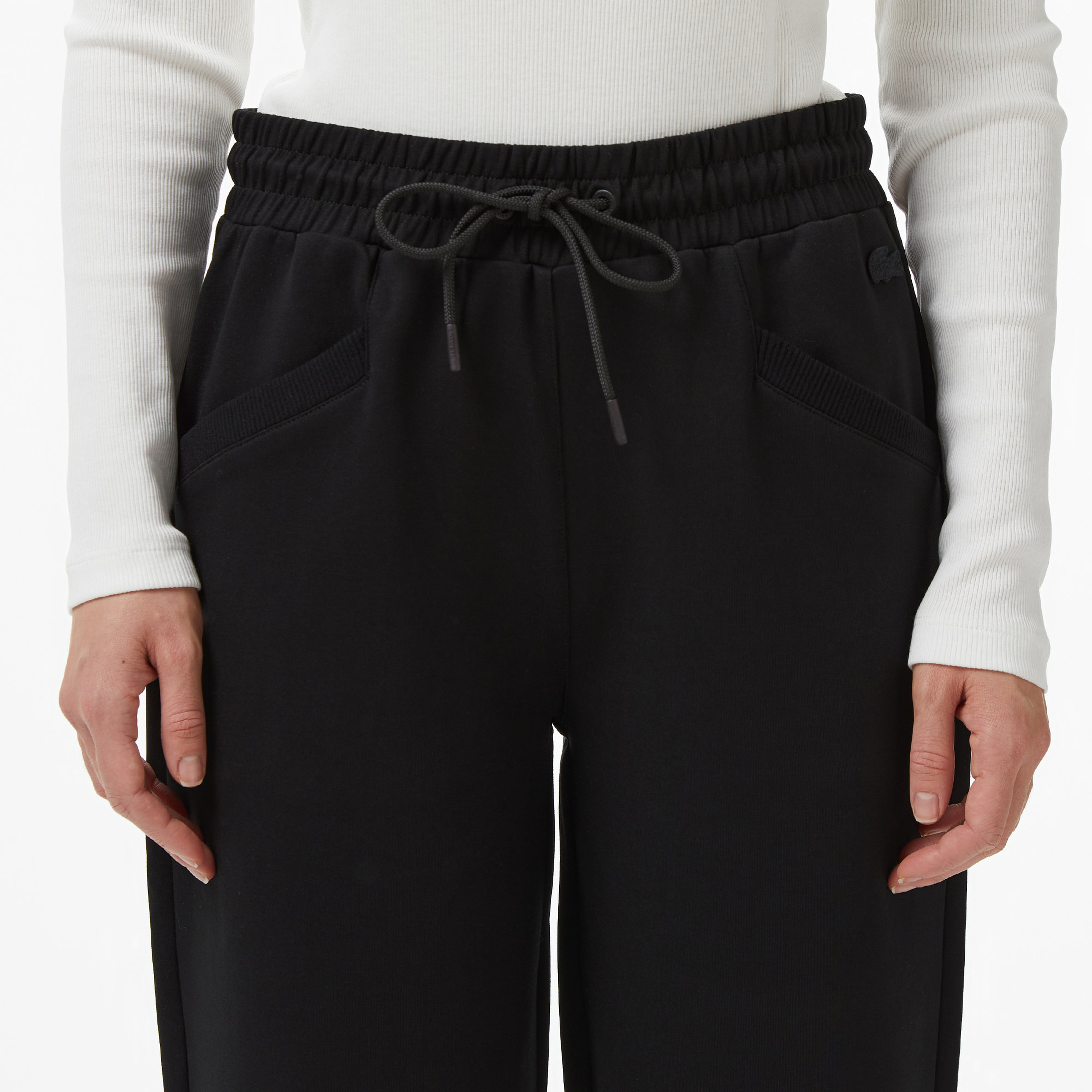 Kadın Straight Fit Siyah Eşofman Altı