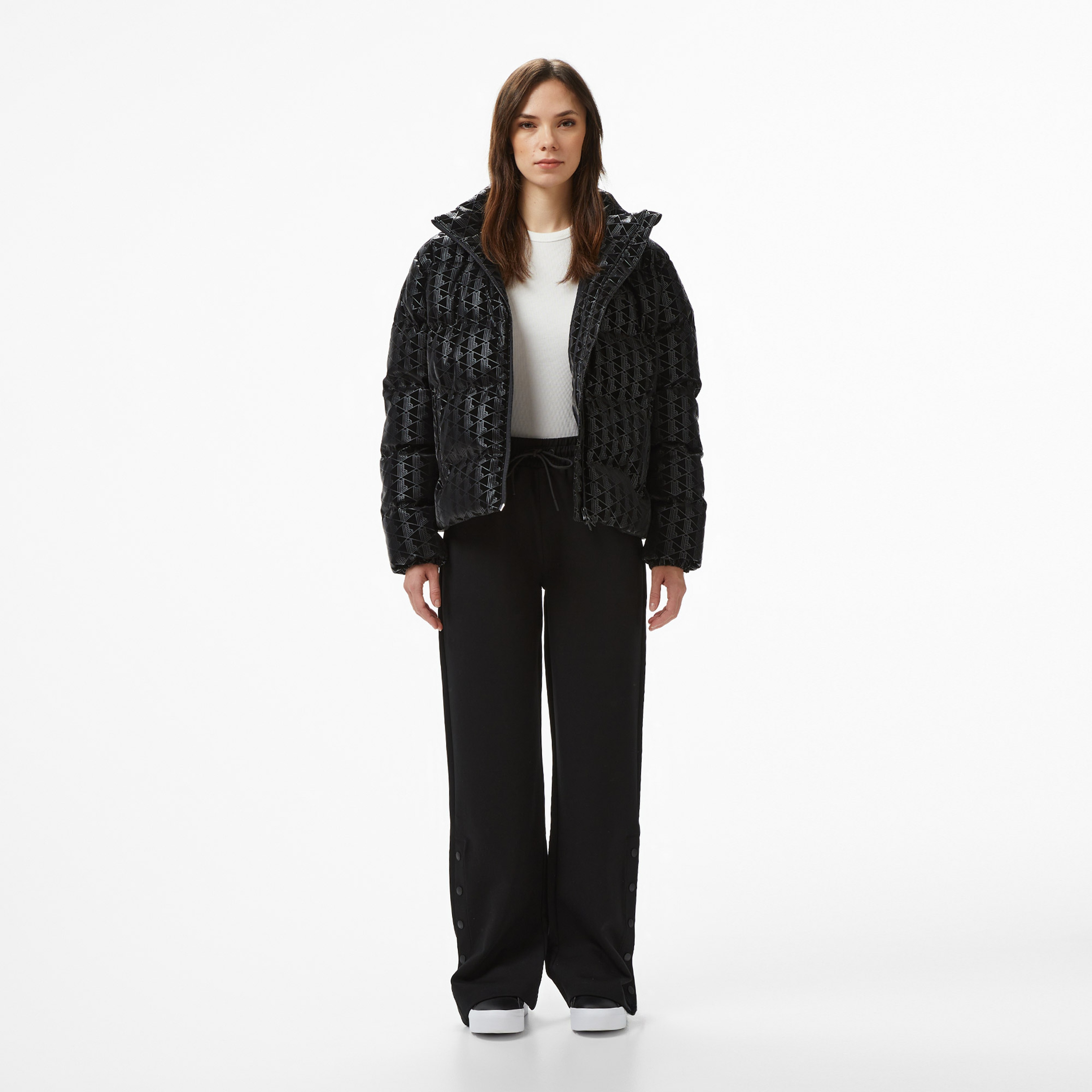 Kadın Straight Fit Siyah Eşofman Altı