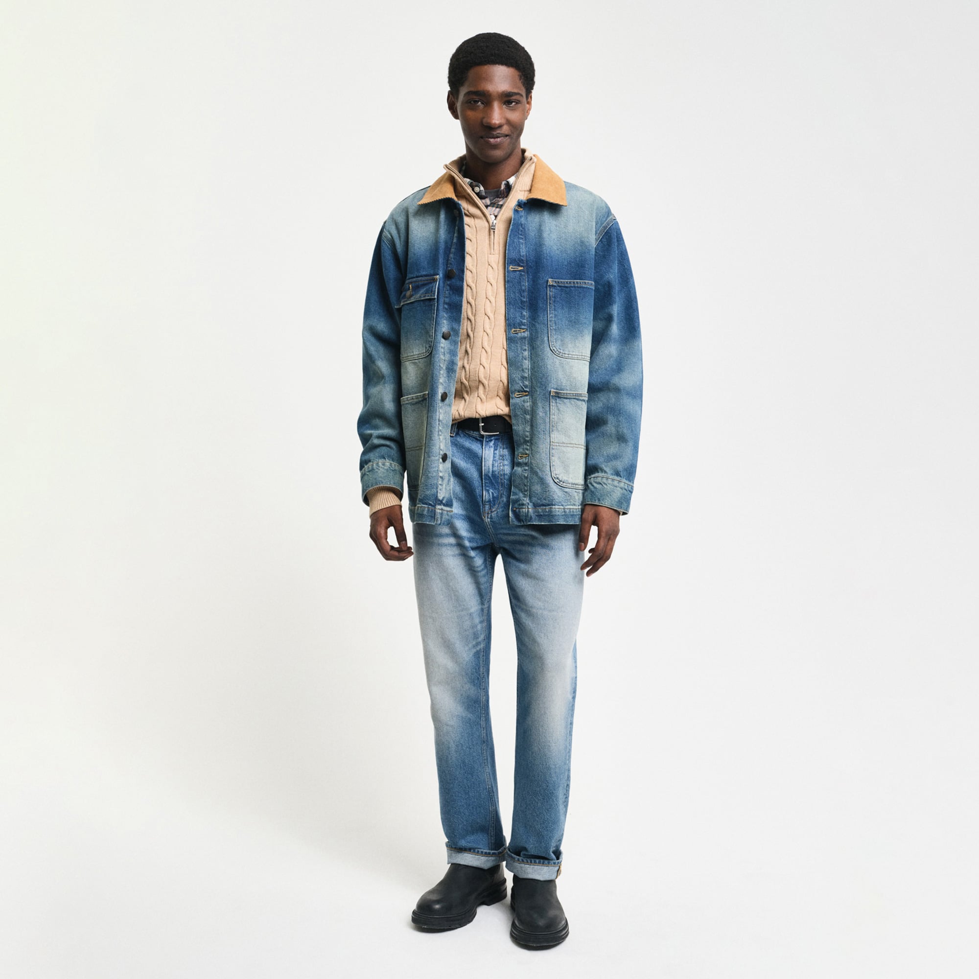 GANT Erkek Yeşil Regular Fit Örgü Kazak