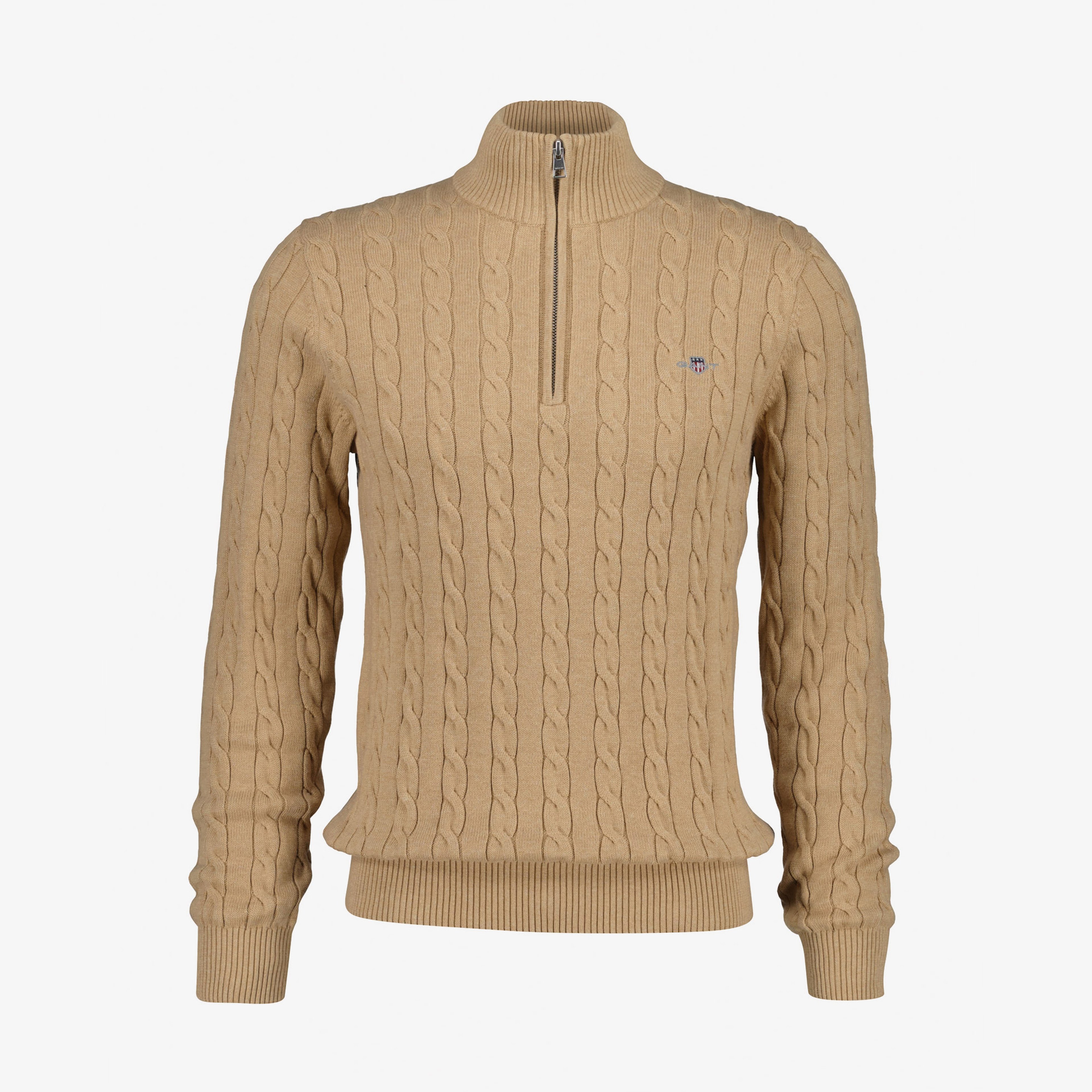 GANT Erkek Yeşil Regular Fit Örgü Kazak