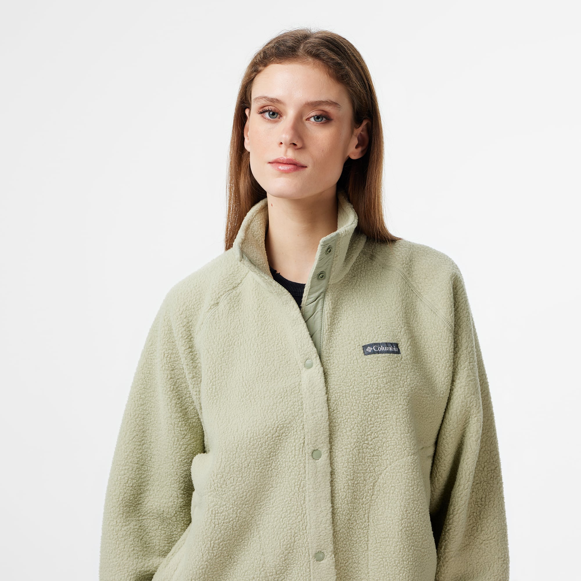 Columbia Jasper Ridge Kadın Yeşil Sweatshirt