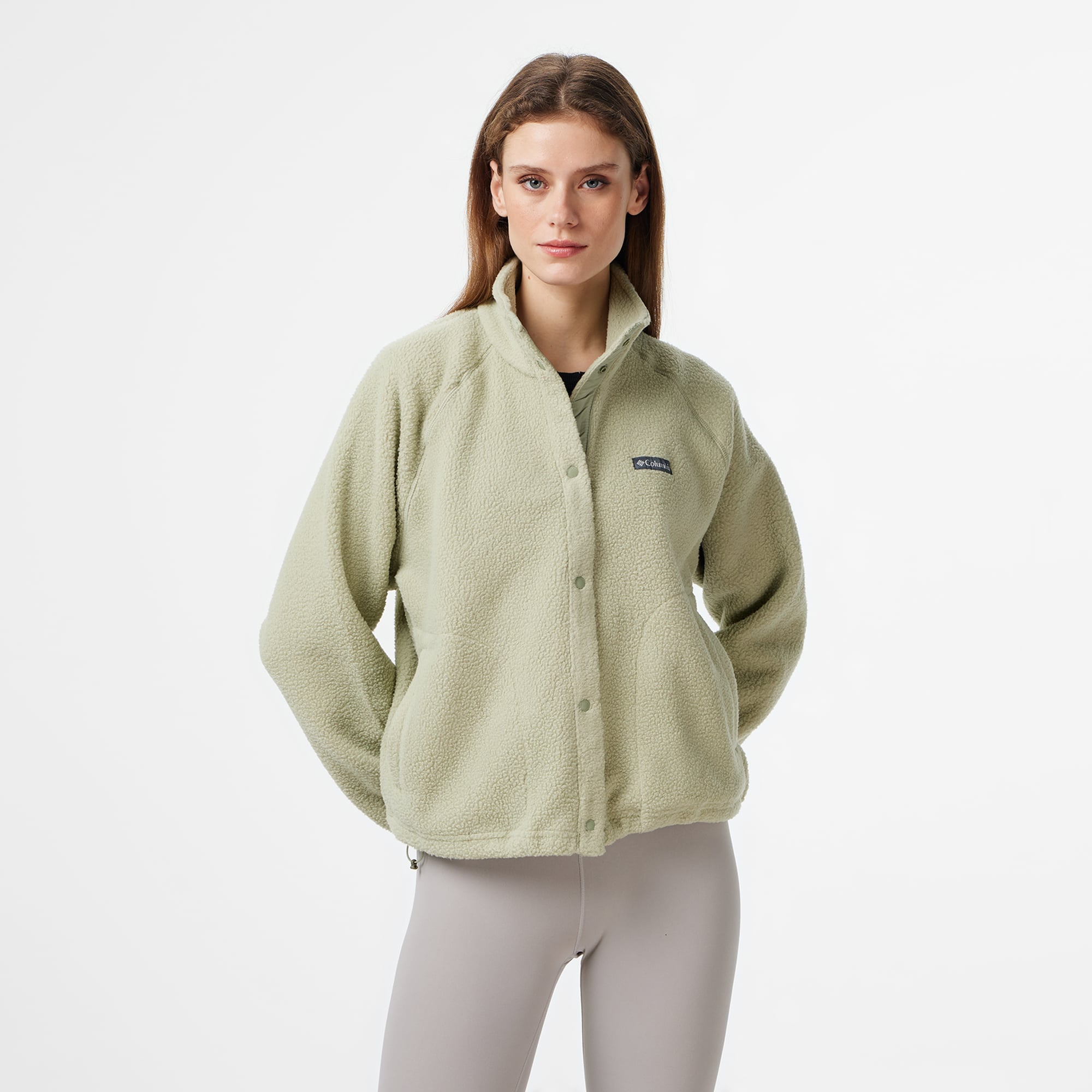 Columbia Jasper Ridge Kadın Yeşil Sweatshirt