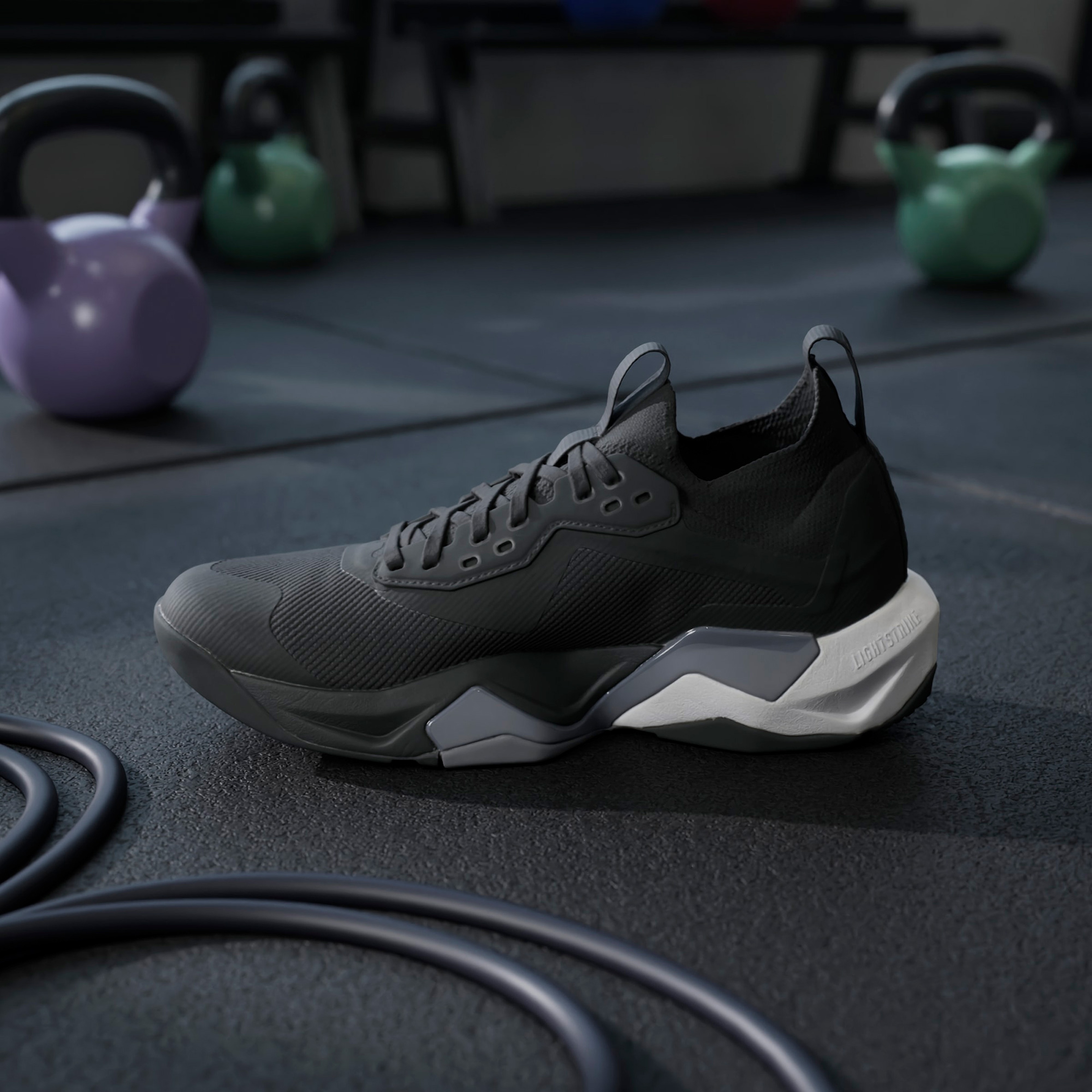 adidas Rapidmove Adv 2 Trainer Kadın Siyah Spor Ayakkabı