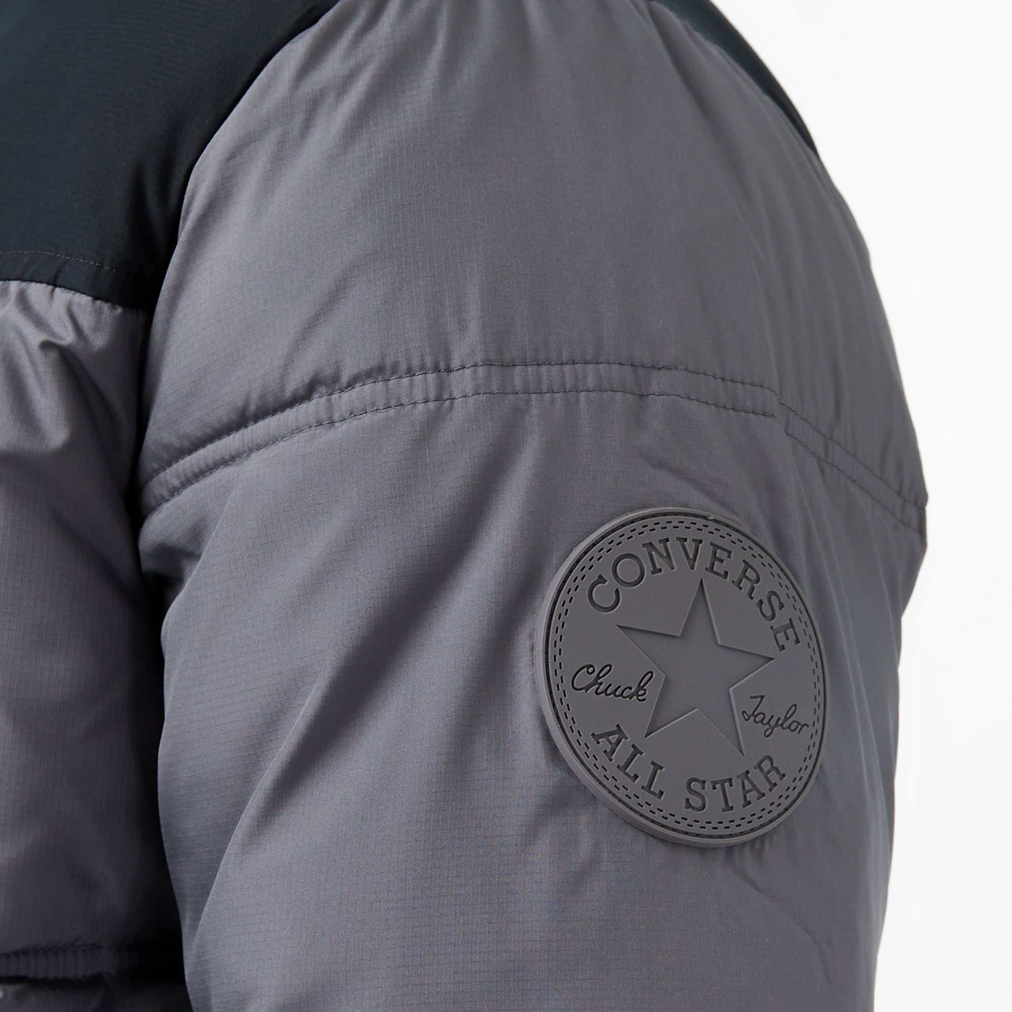 Converse Puffer Erkek Gri Ceket