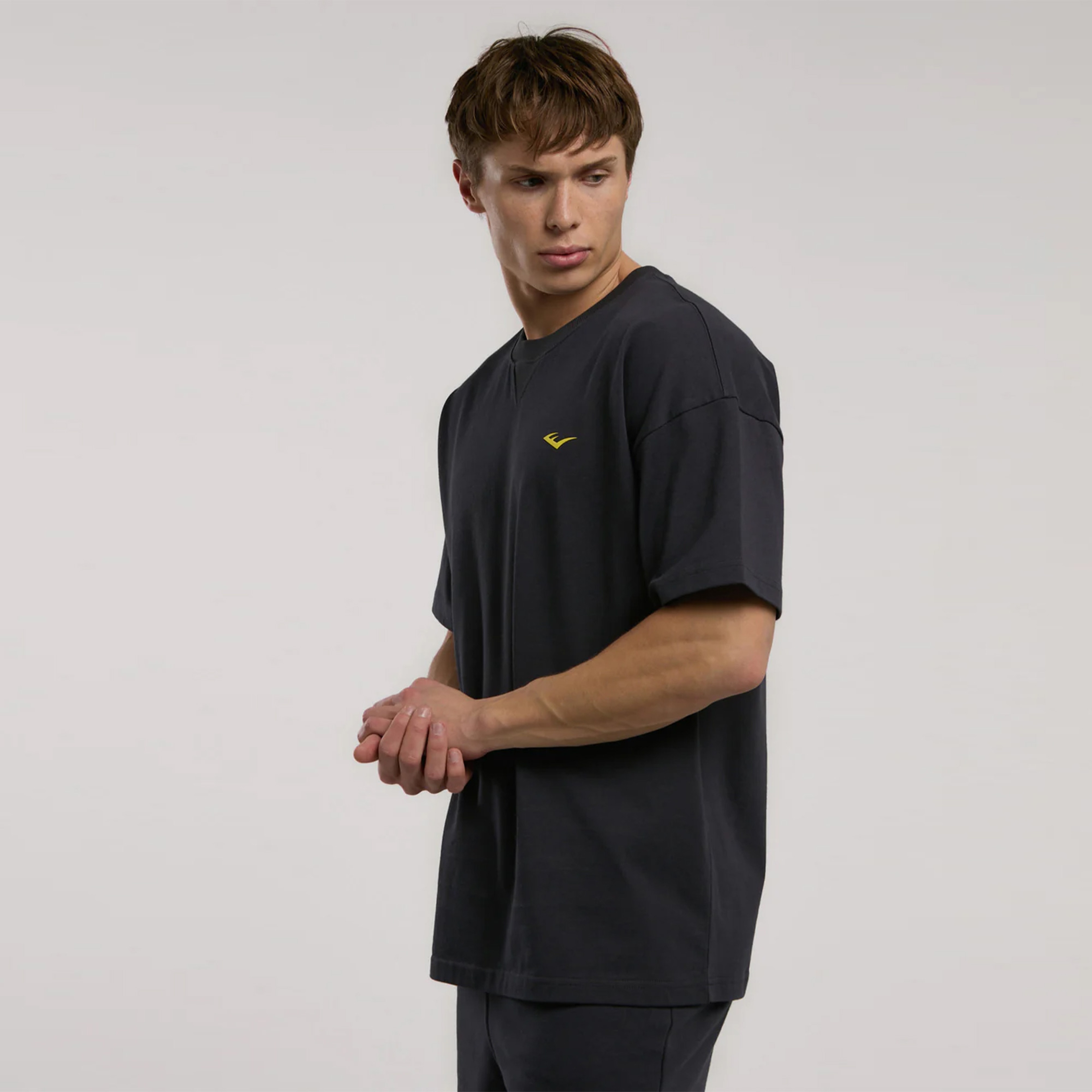 Everlast Ever Classics Oversize Erkek Gri T-Shirt